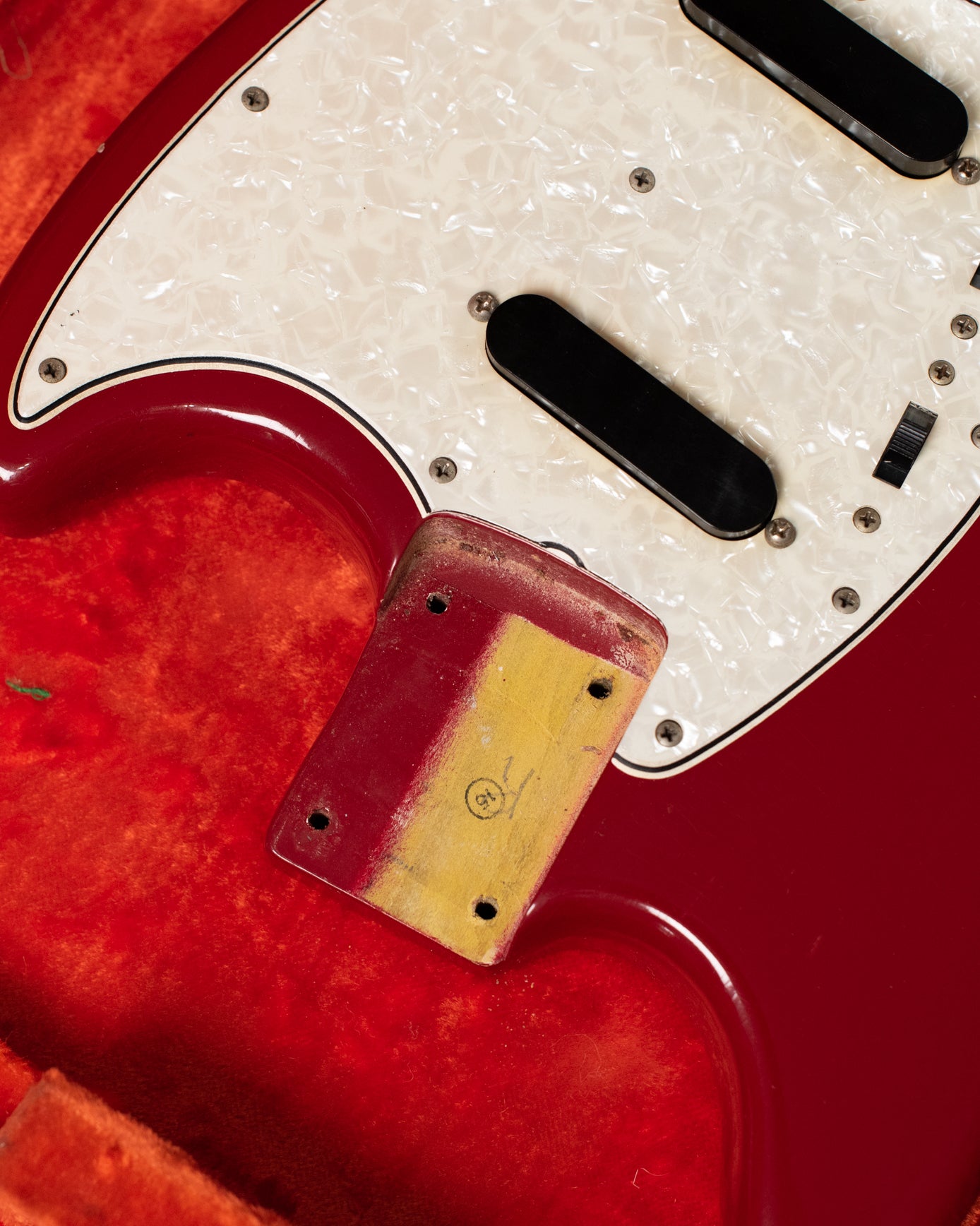 Fender Neck Pocket Paint Stick Mark 1966