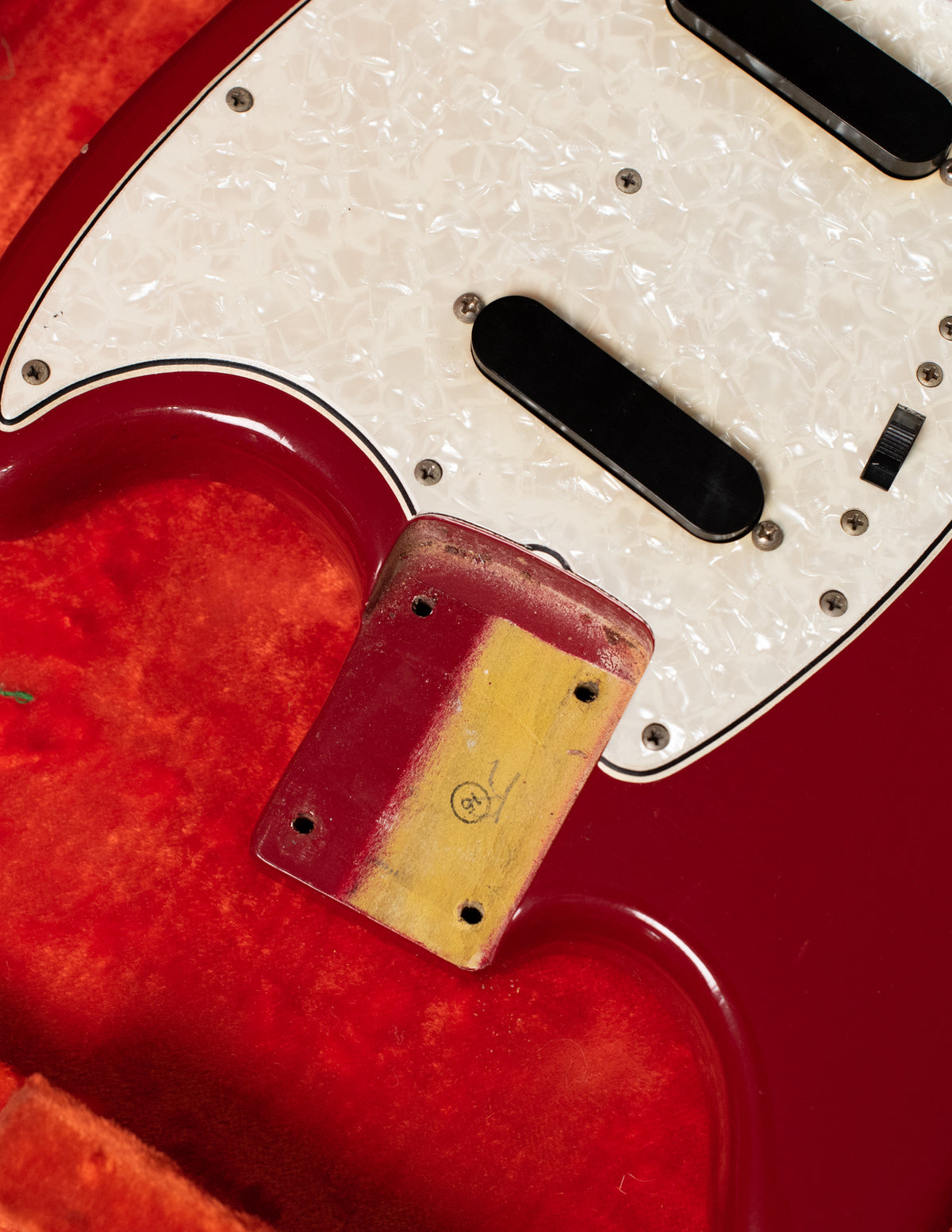 Fender Neck Pocket Paint Stick Mark 1966