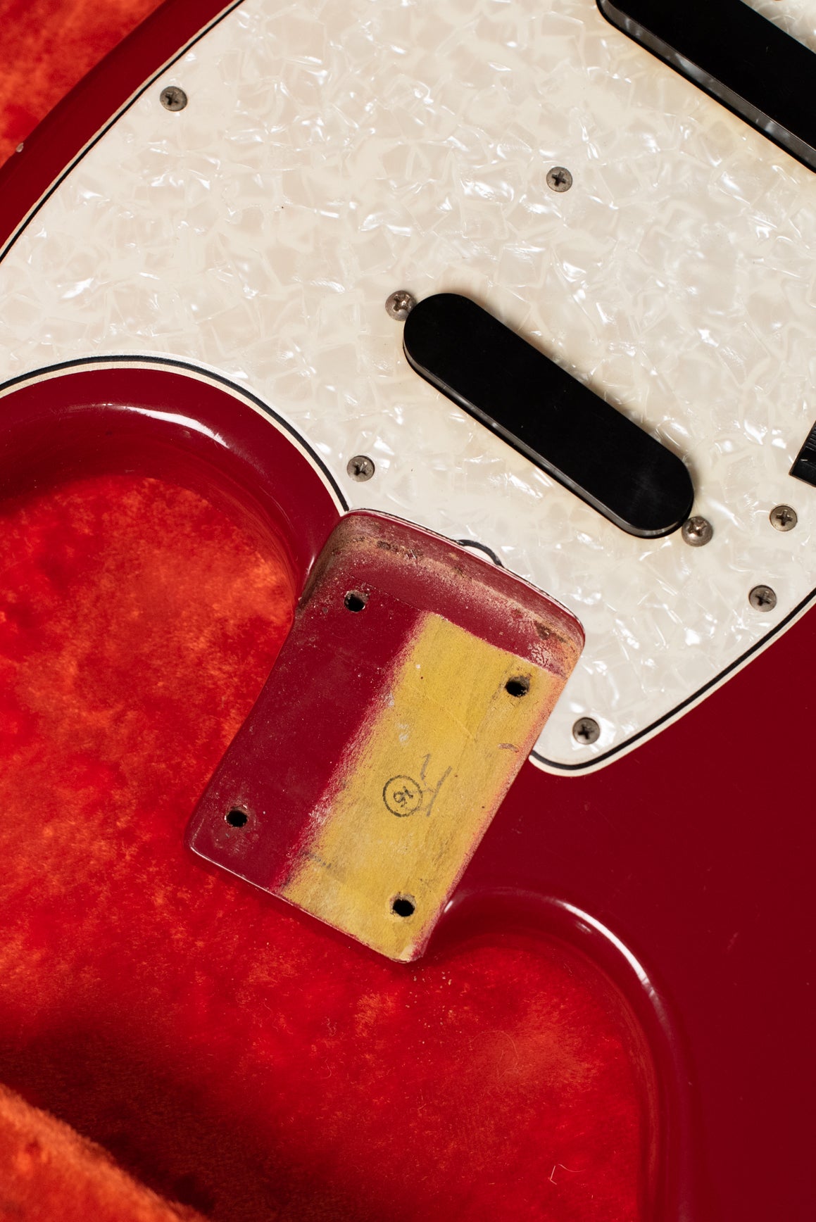 Fender Neck Pocket Paint Stick Mark 1966