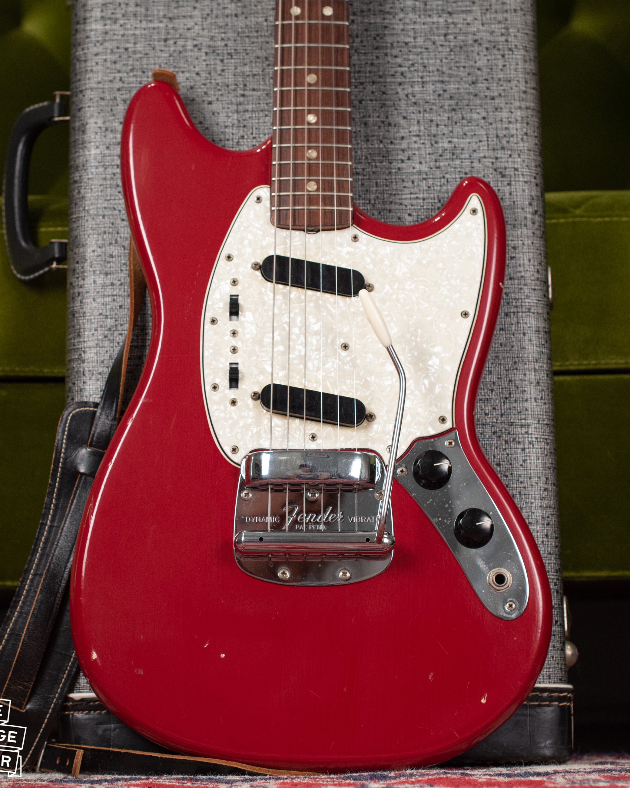 Vintage Fender Mustang Red