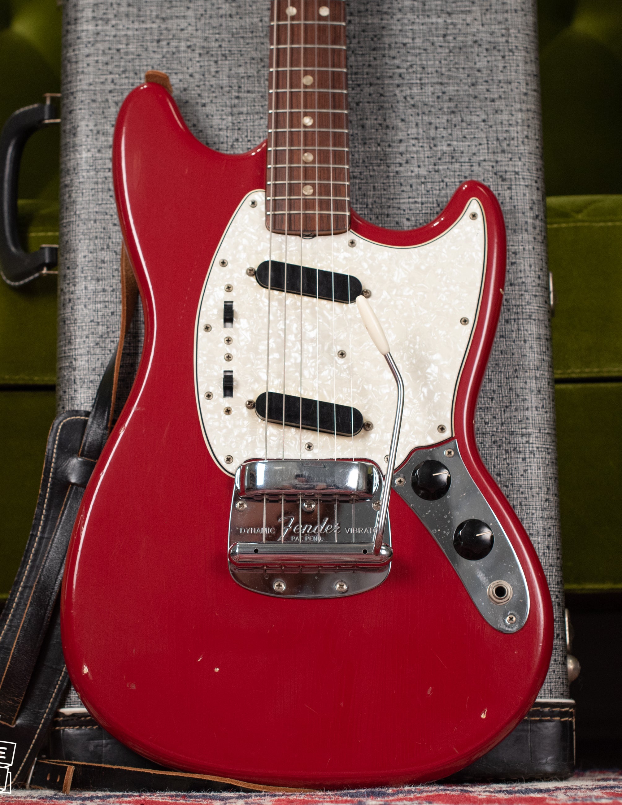 Vintage Fender Mustang Red