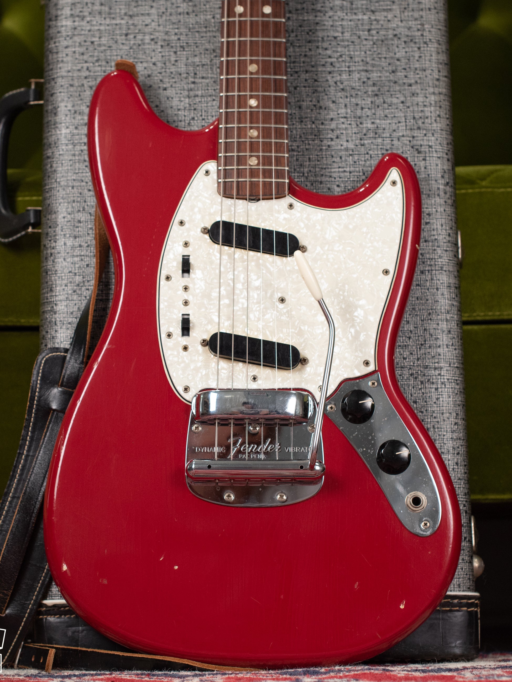Vintage Fender Mustang Red