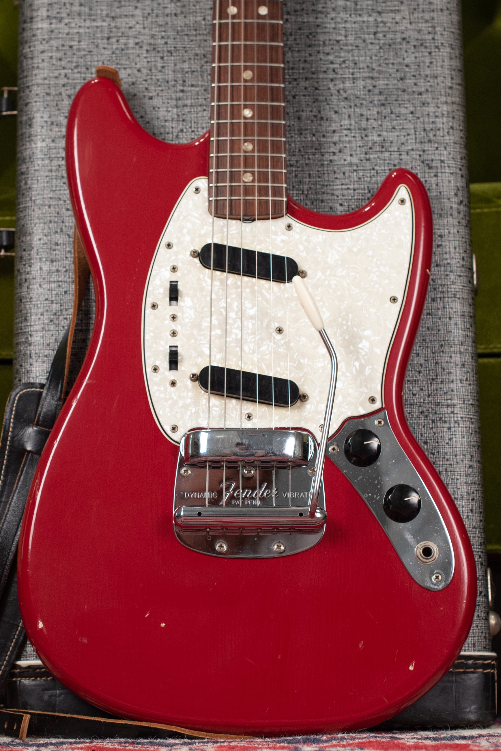 Vintage Fender Mustang Red