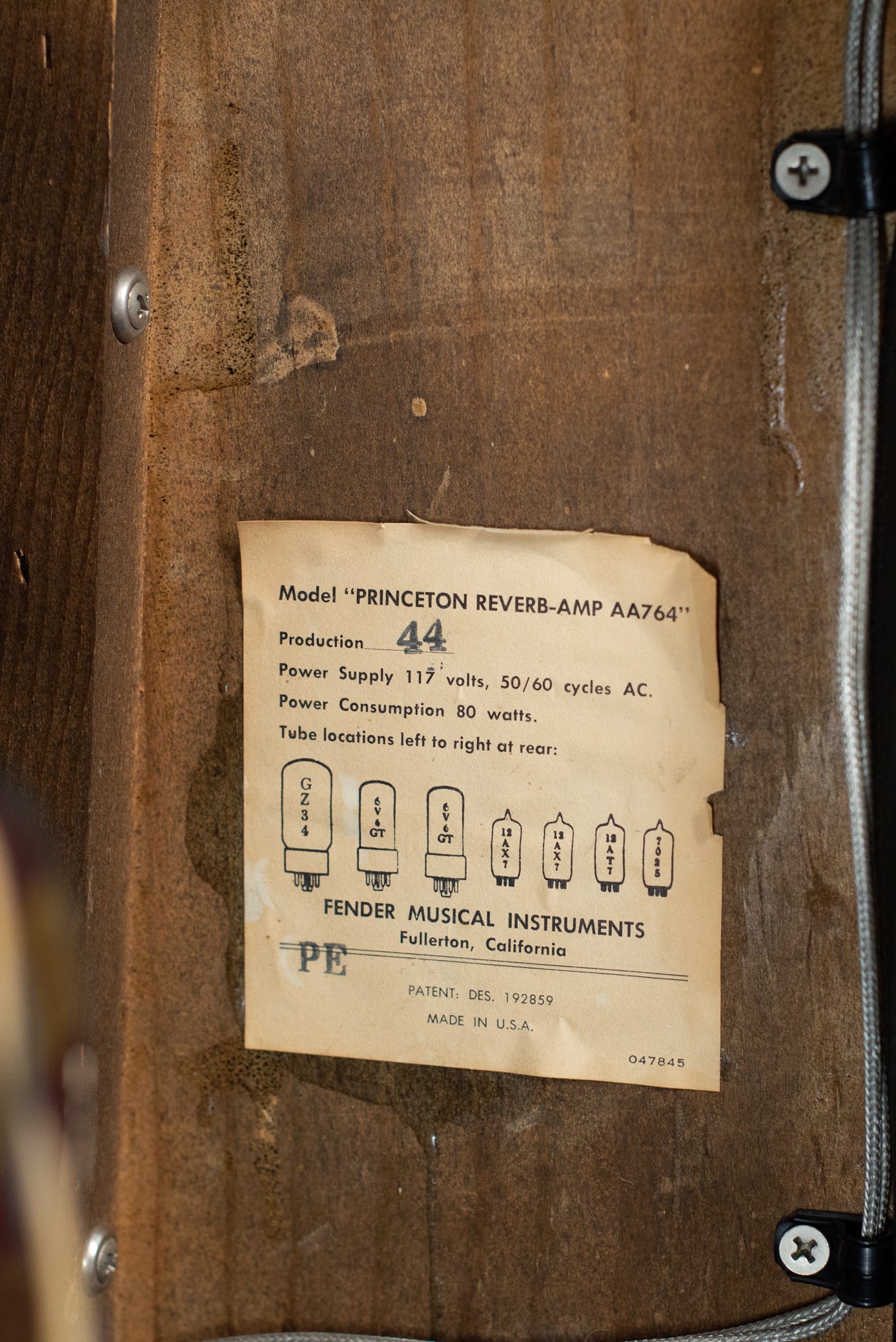 tube chart ink stamp PE