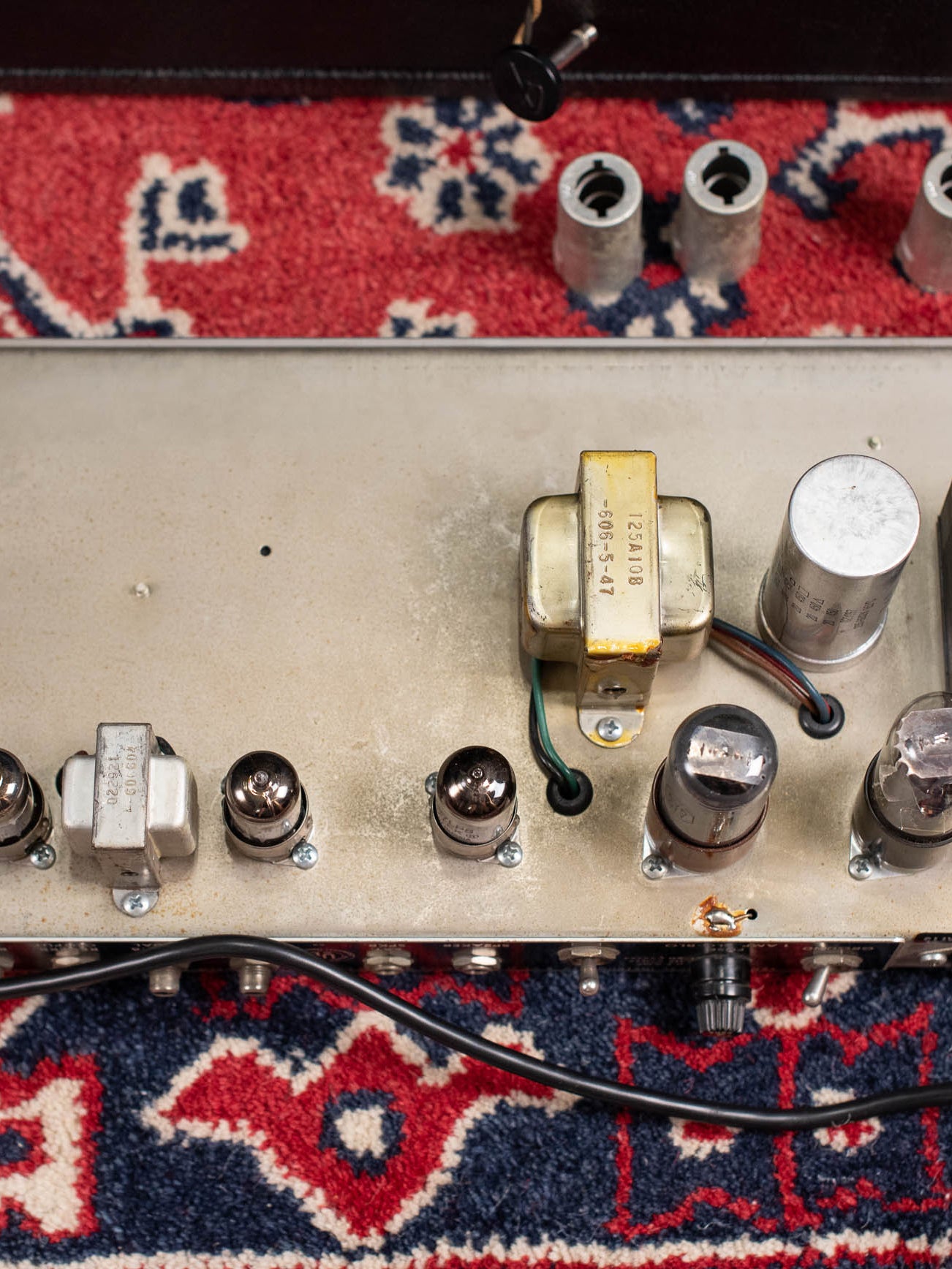 Original output transformer, power transformer, 1966 Fender Princeton Reverb amp