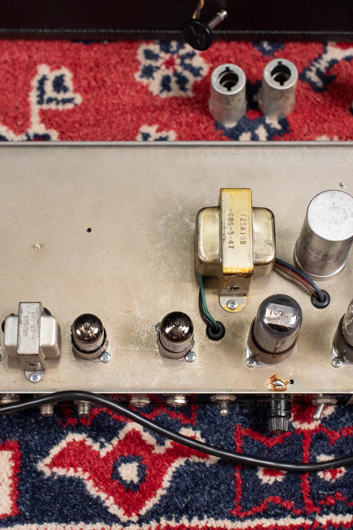 Original output transformer, power transformer, 1966 Fender Princeton Reverb amp