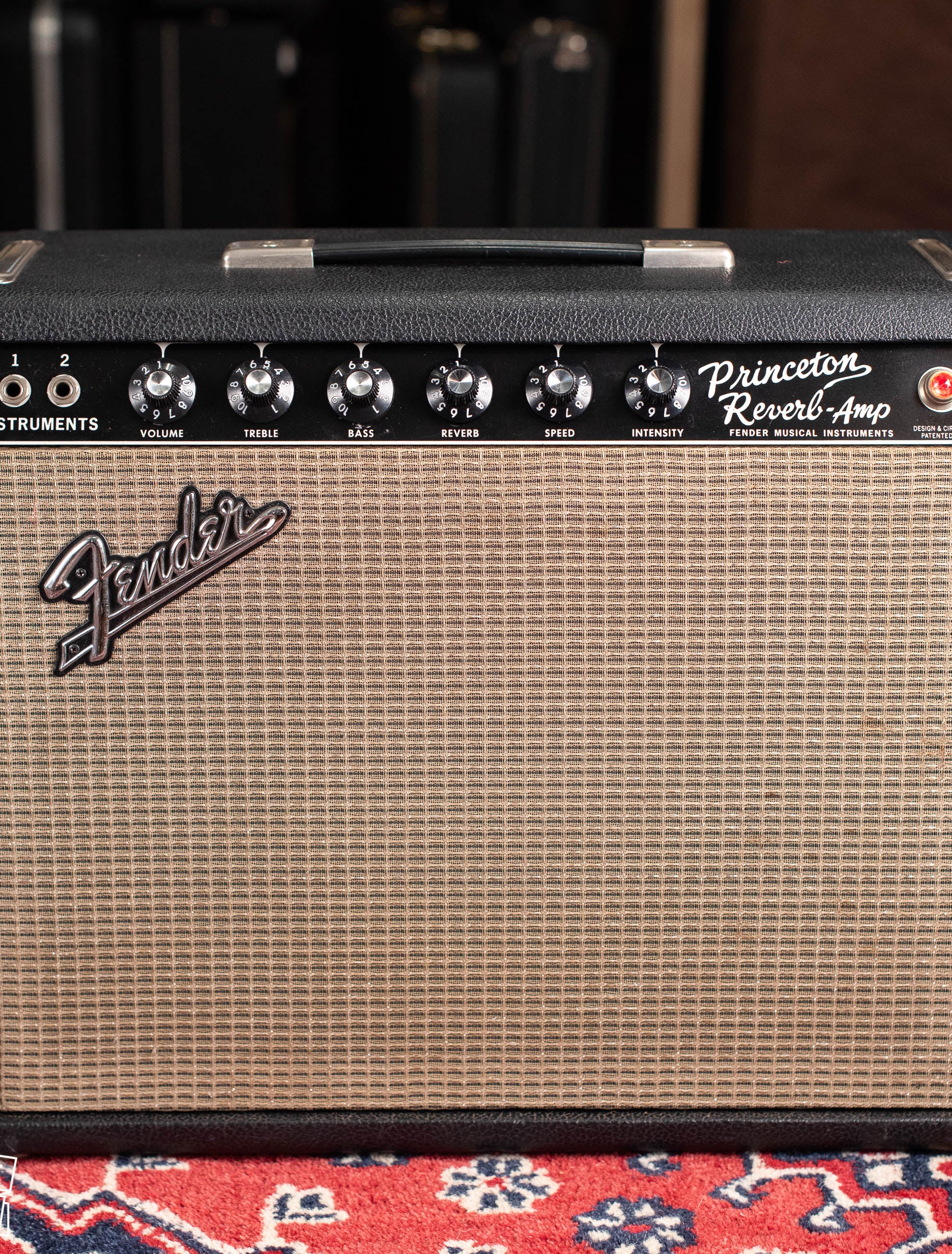 Vintage 1966 Fender Princeton Reverb guitar amplifier