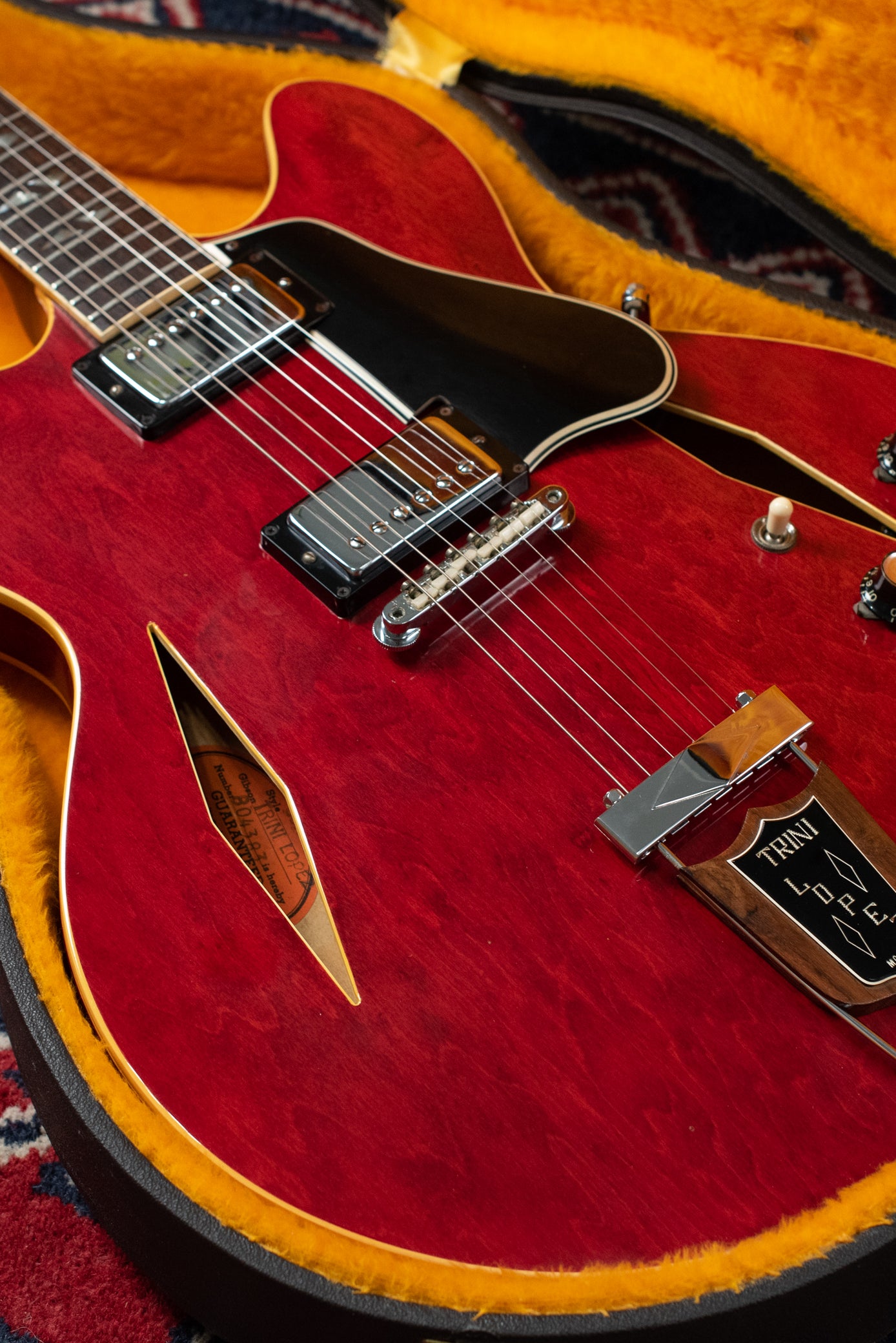 Gibson electric guitar red