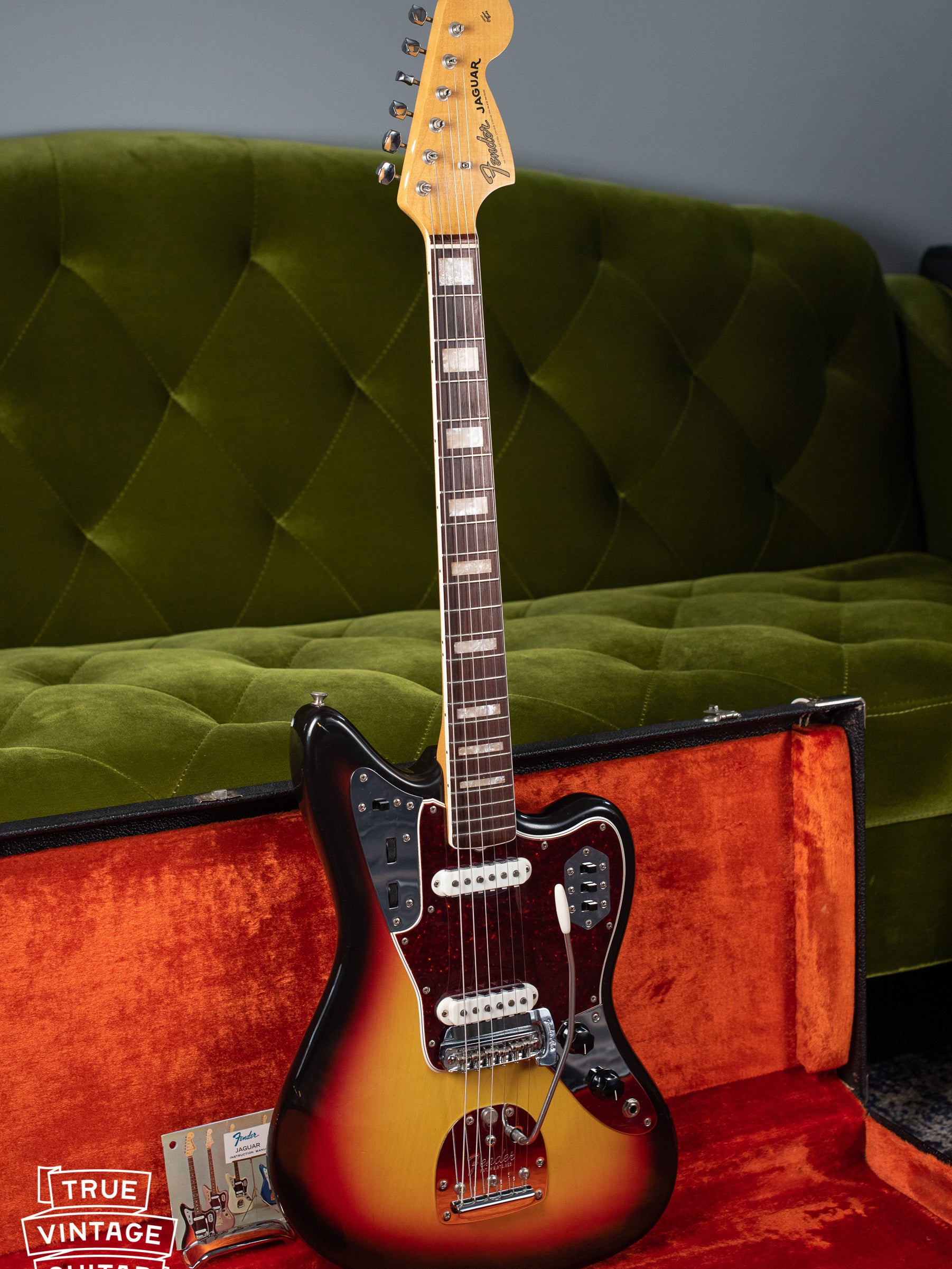 Vintage 1966 Fender Jaguar Sunburst