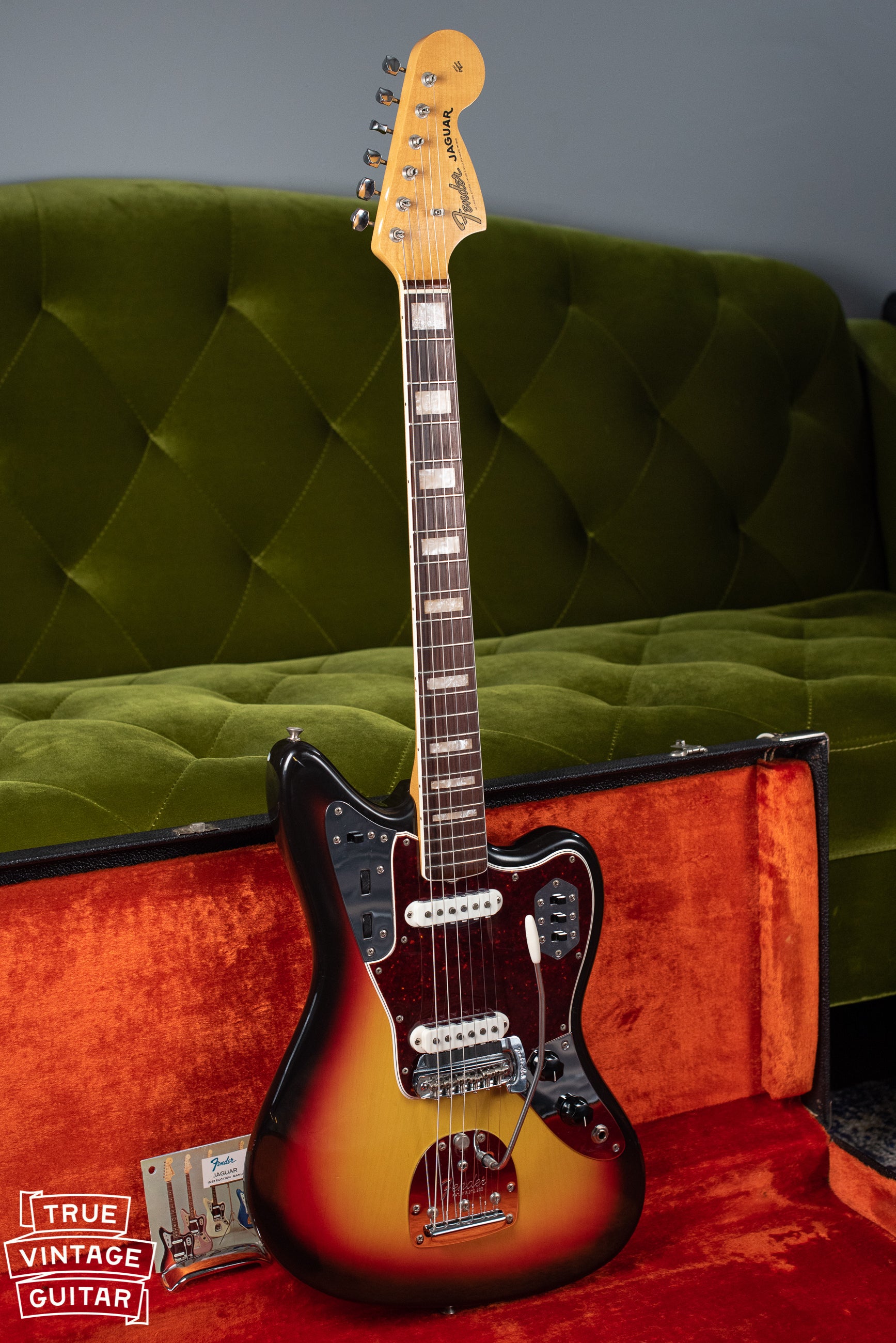 Vintage 1966 Fender Jaguar Sunburst