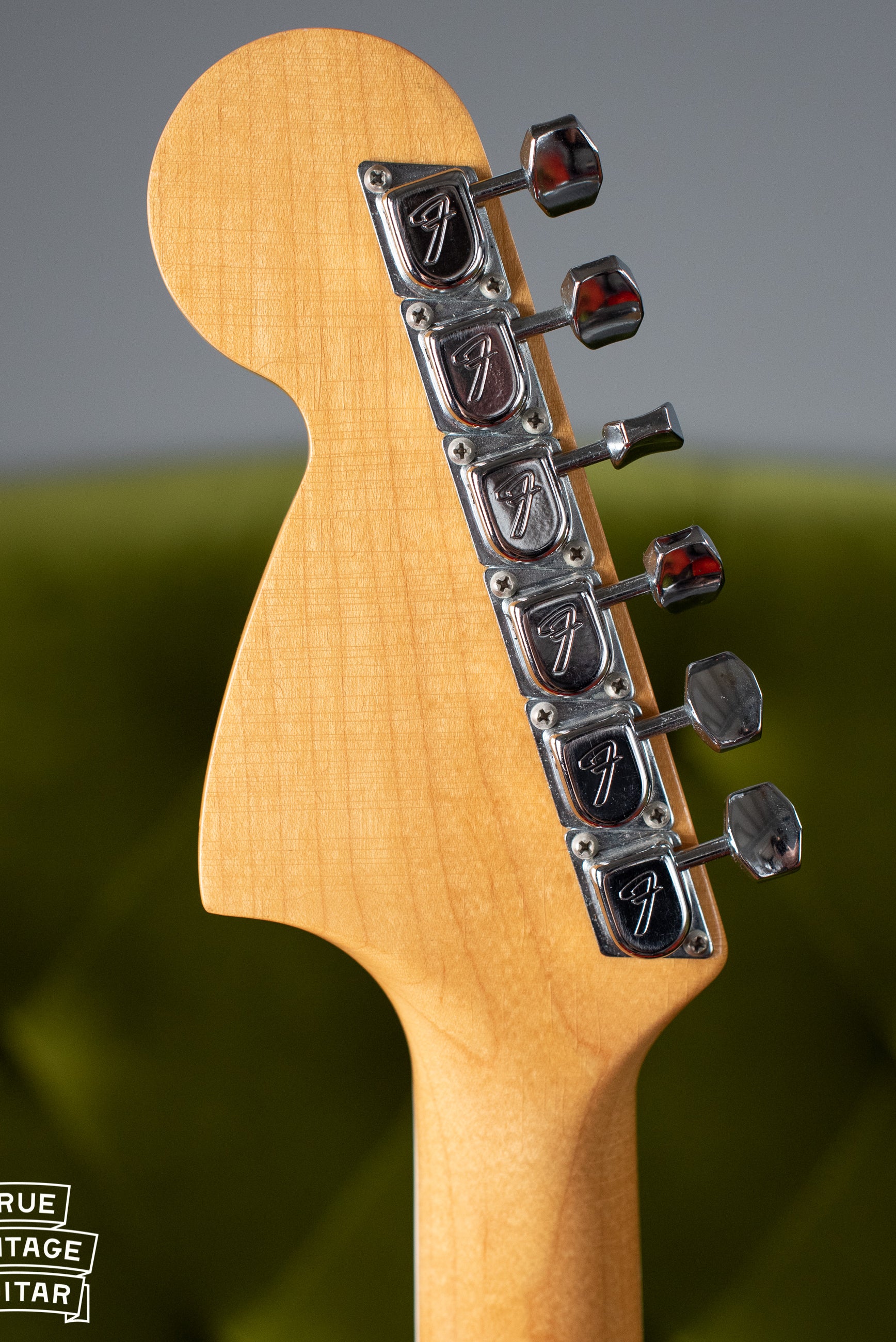 Original F style tuners, tuning machines, Vintage 1966 Fender Jaguar Sunburst