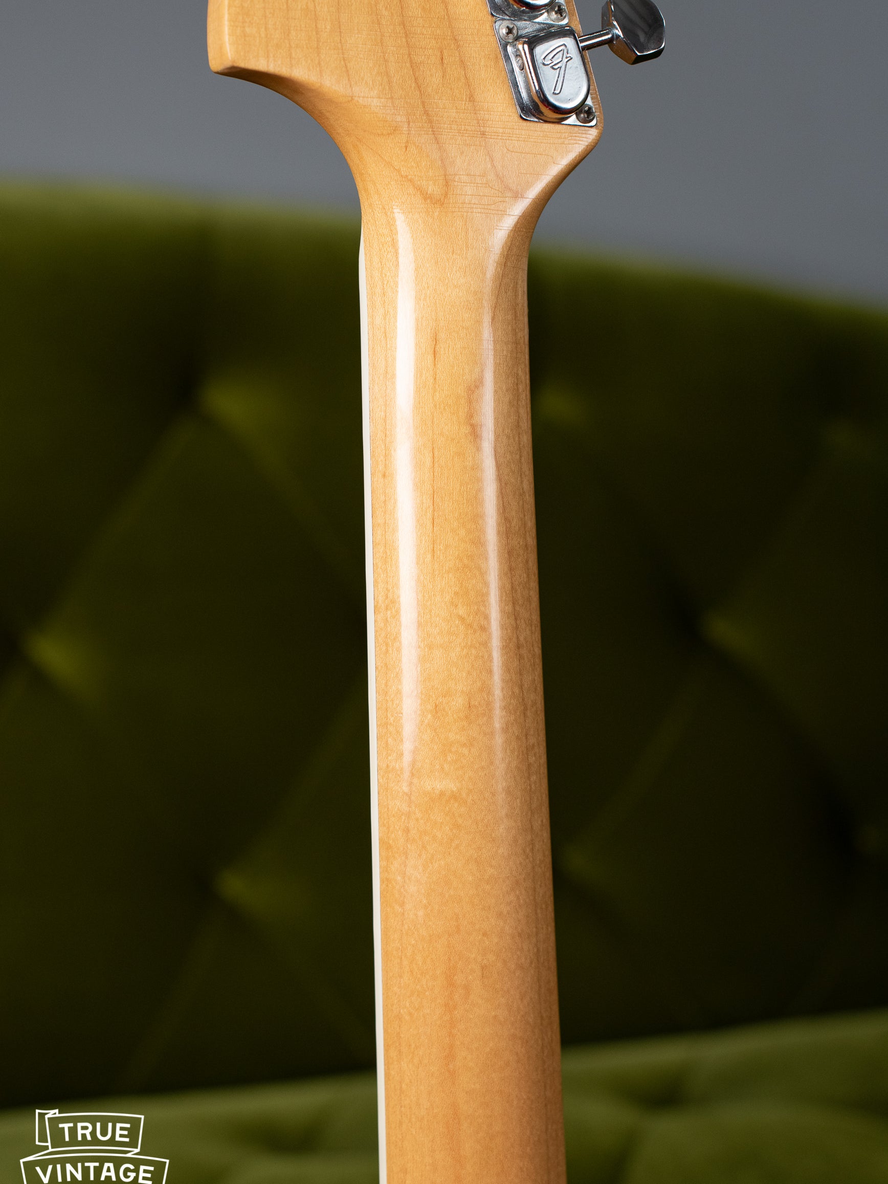 Back of neck, Vintage 1966 Fender Jaguar Sunburst