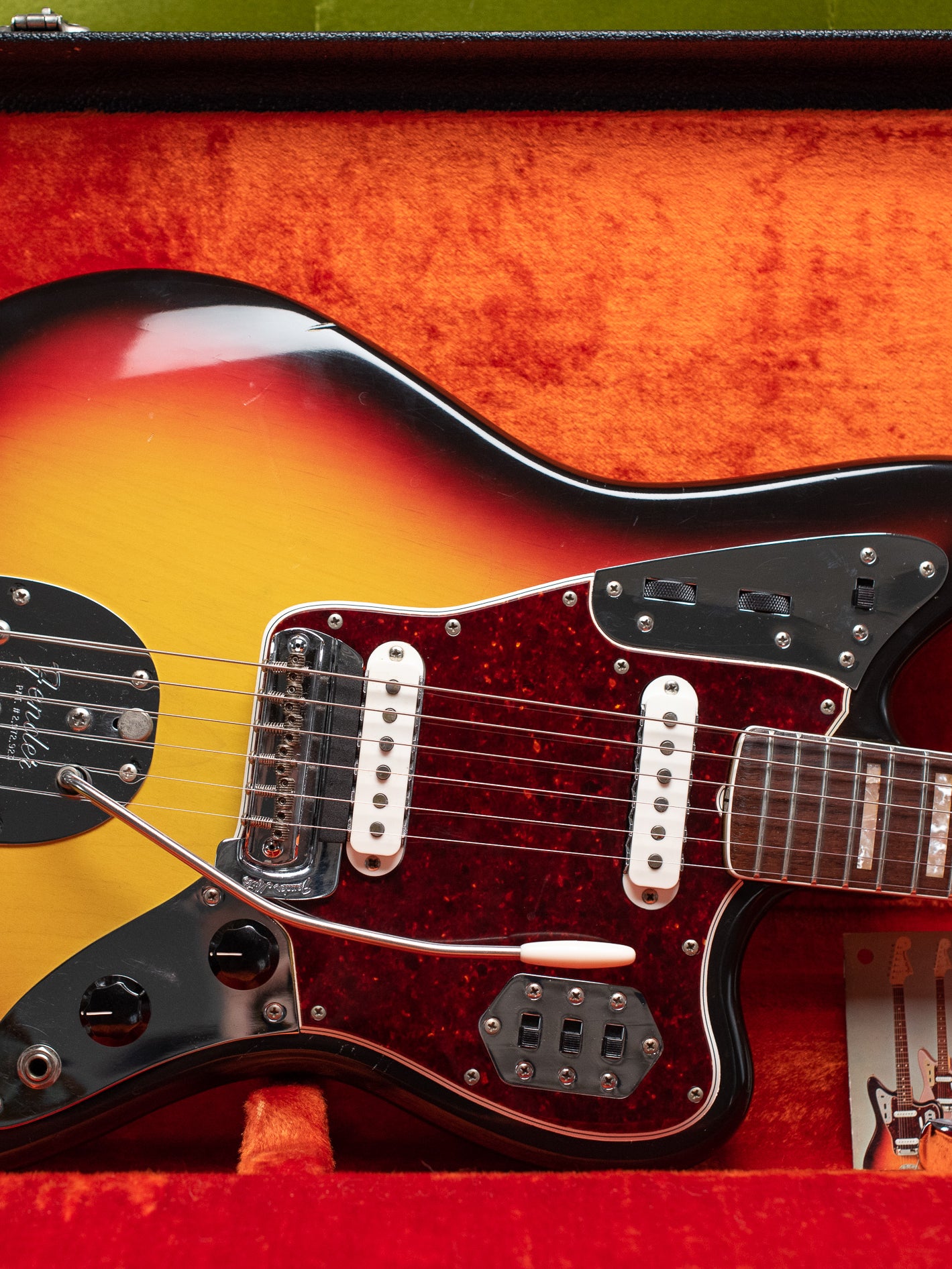 Vintage 1966 Fender Jaguar Sunburst in original case