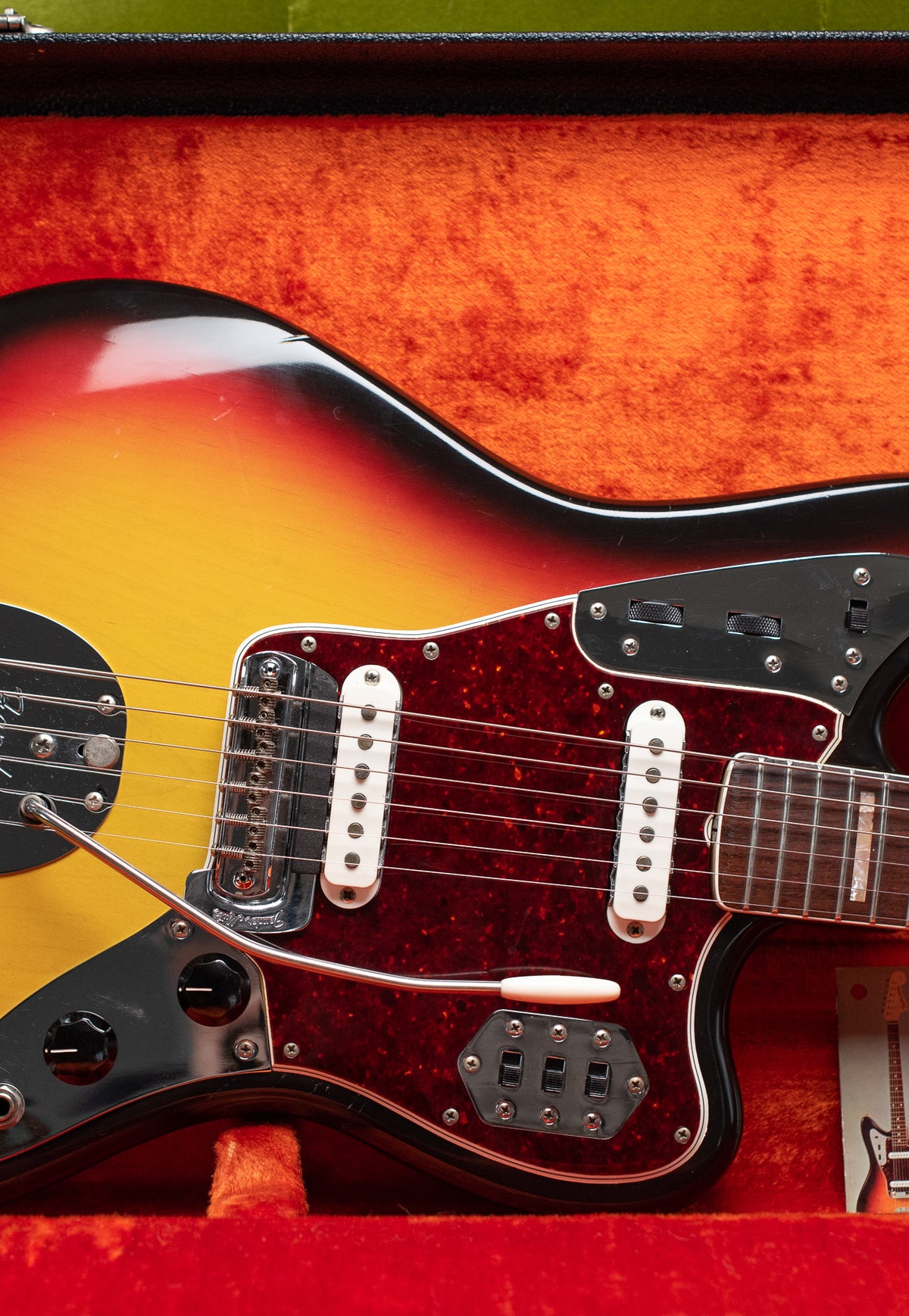 Vintage 1966 Fender Jaguar Sunburst in original case