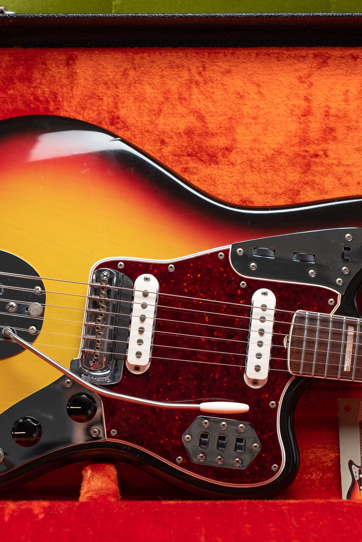 Vintage 1966 Fender Jaguar Sunburst in original case