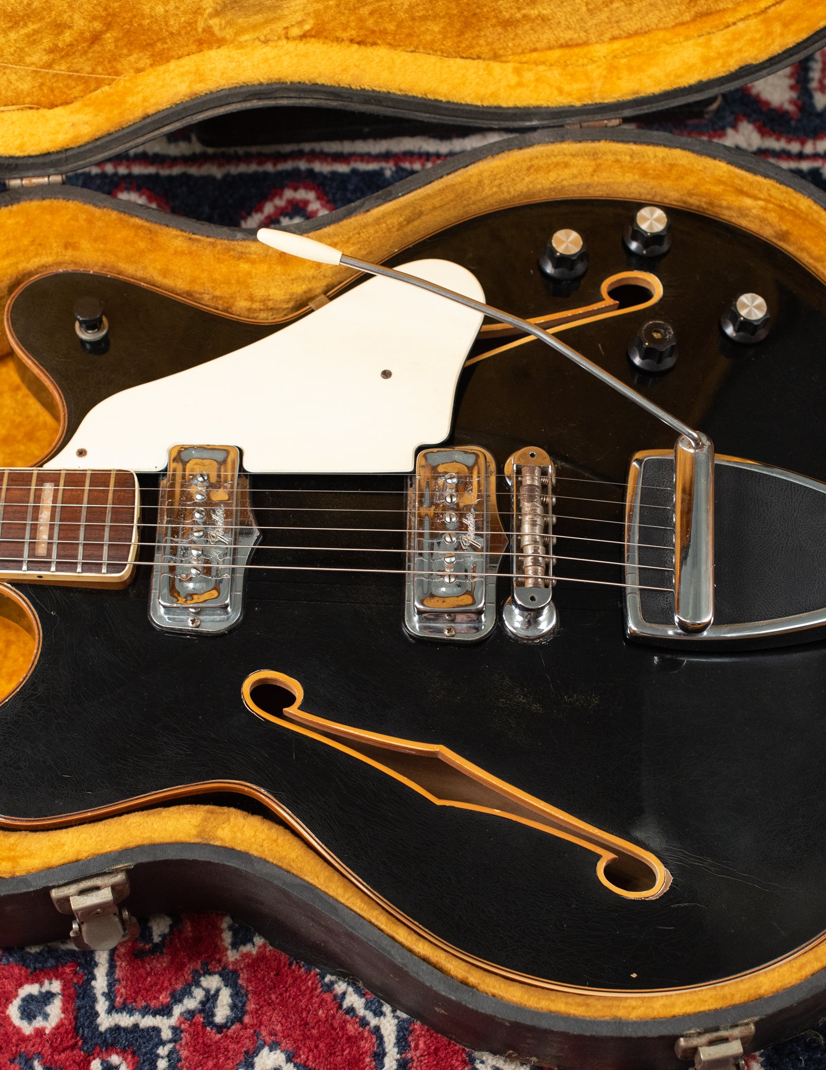 Vintage Fender Coronado II custom color black