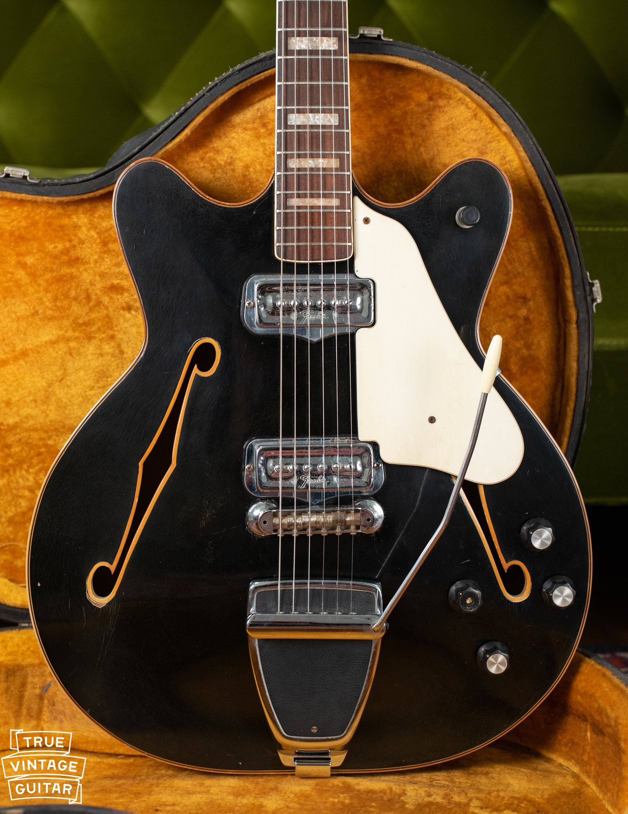 1967 Fender Coronado II Black guitar