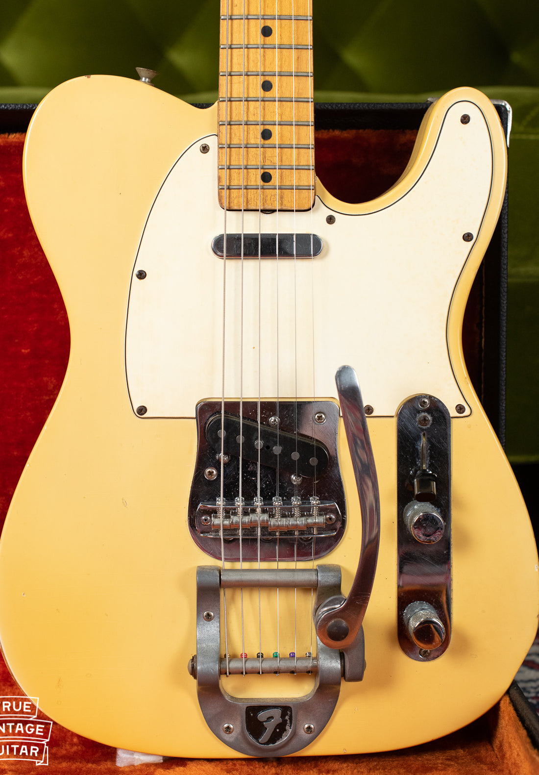 1967 Fender Telecaster, Maple cap, Blond, Bigsby