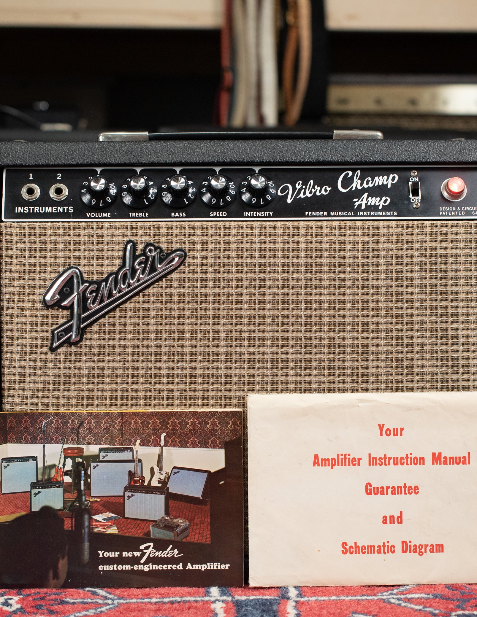 1967 Fender Vibro Champ guitar amp