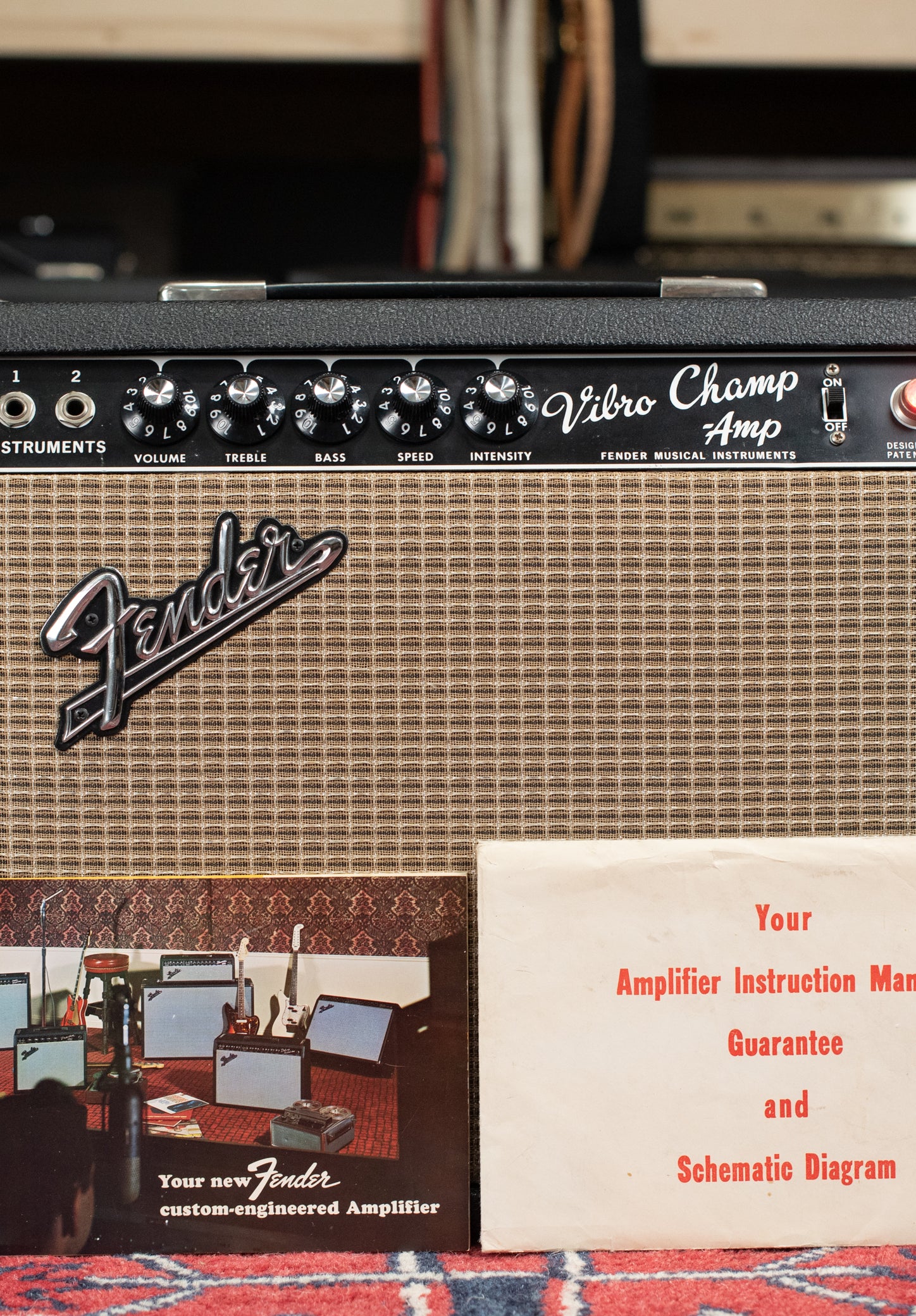 1967 Fender Vibro Champ guitar amp