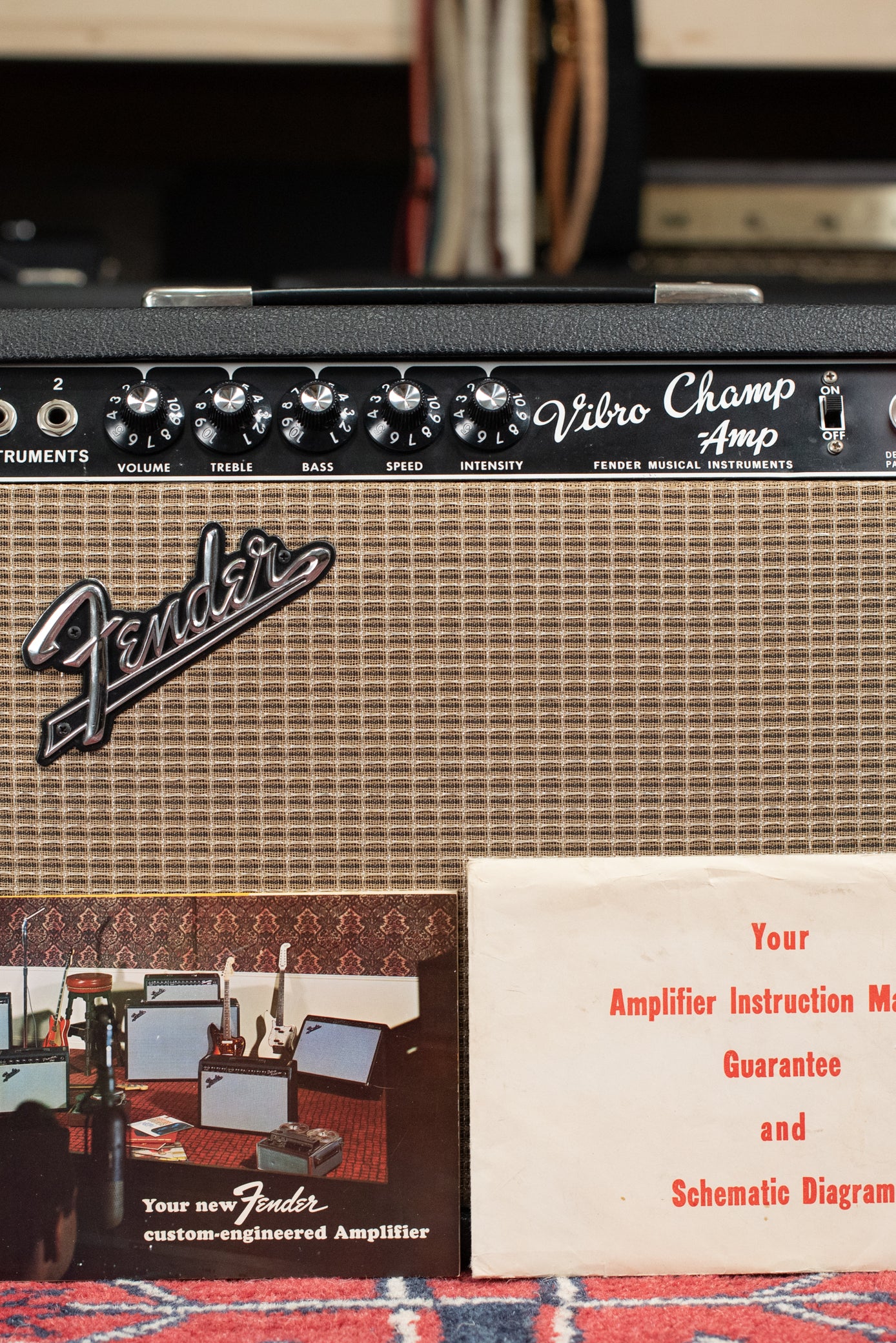 1967 Fender Vibro Champ guitar amp