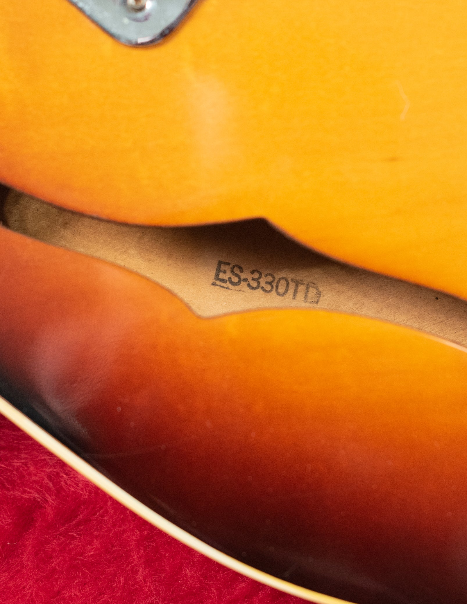 ES-330 TD ink stamp in F hole
