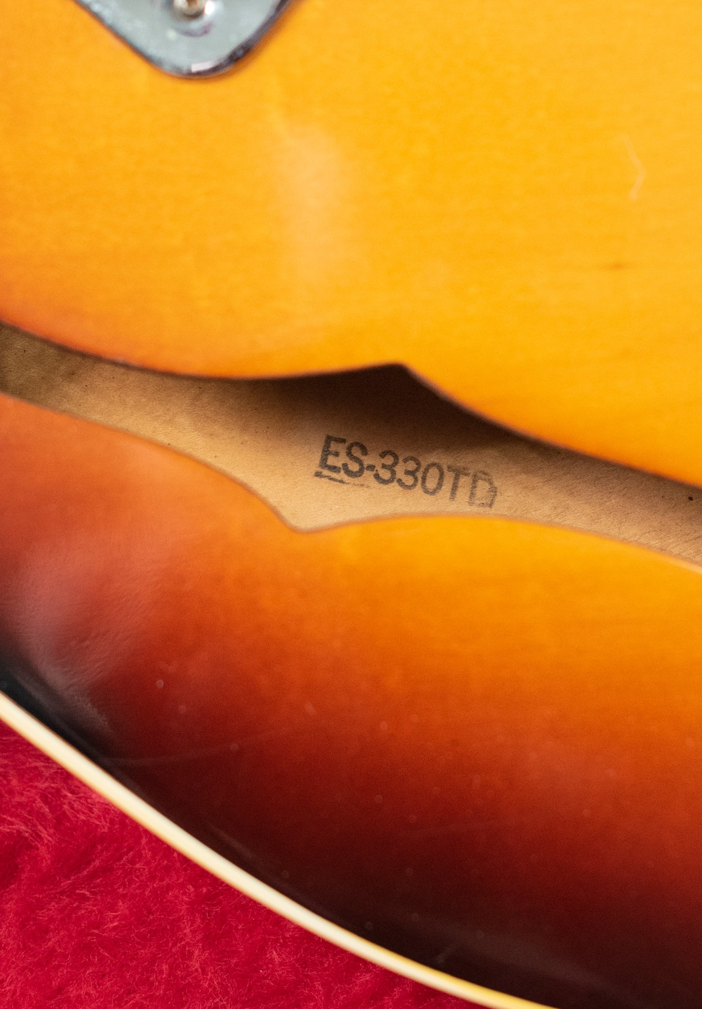 ES-330 TD ink stamp in F hole