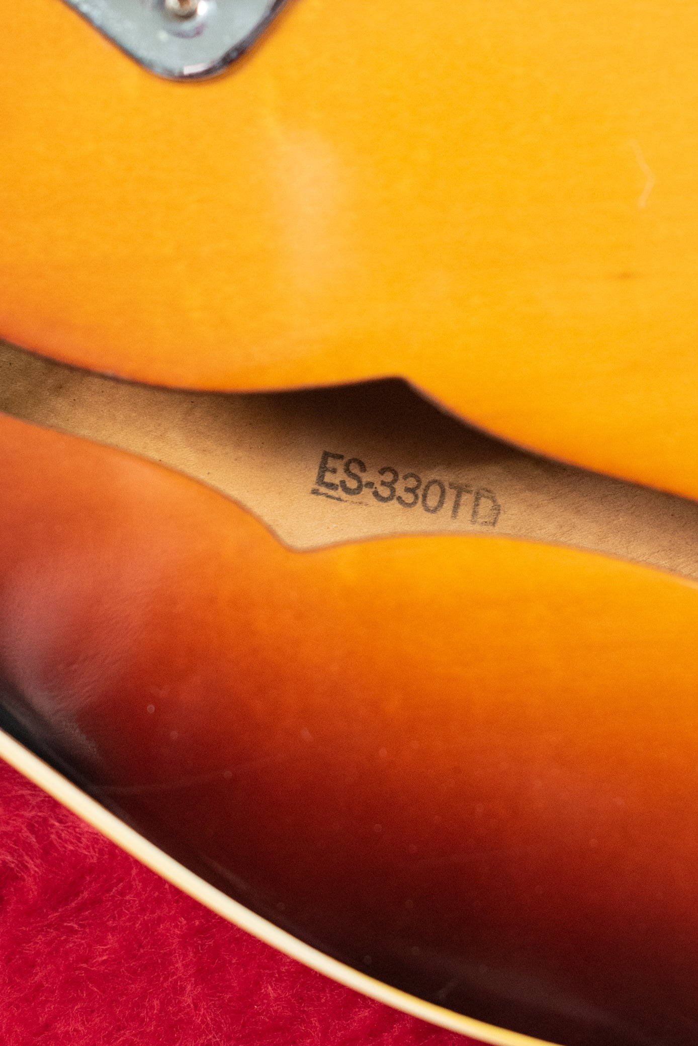 ES-330 TD ink stamp in F hole