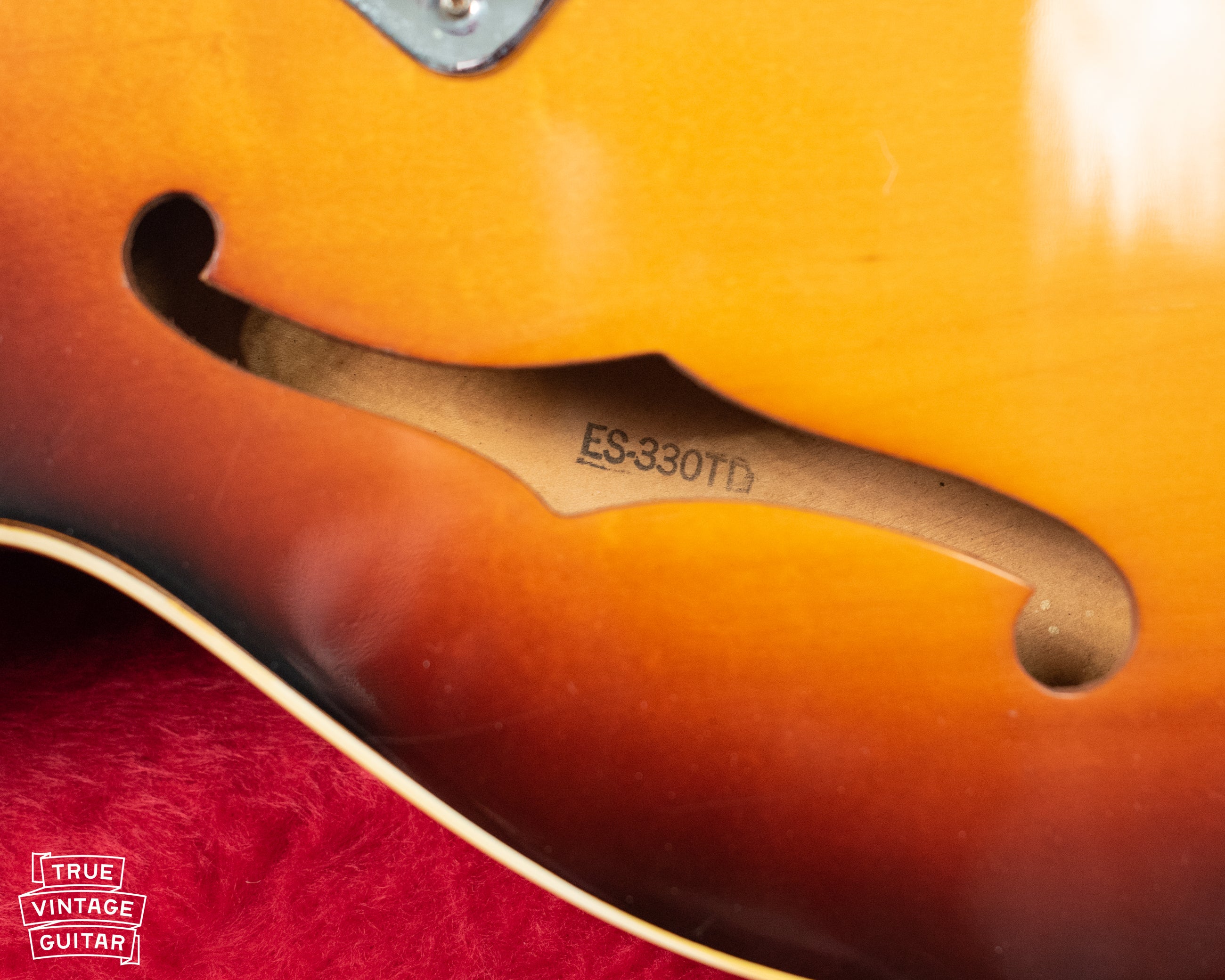 ES-330 TD ink stamp in F hole