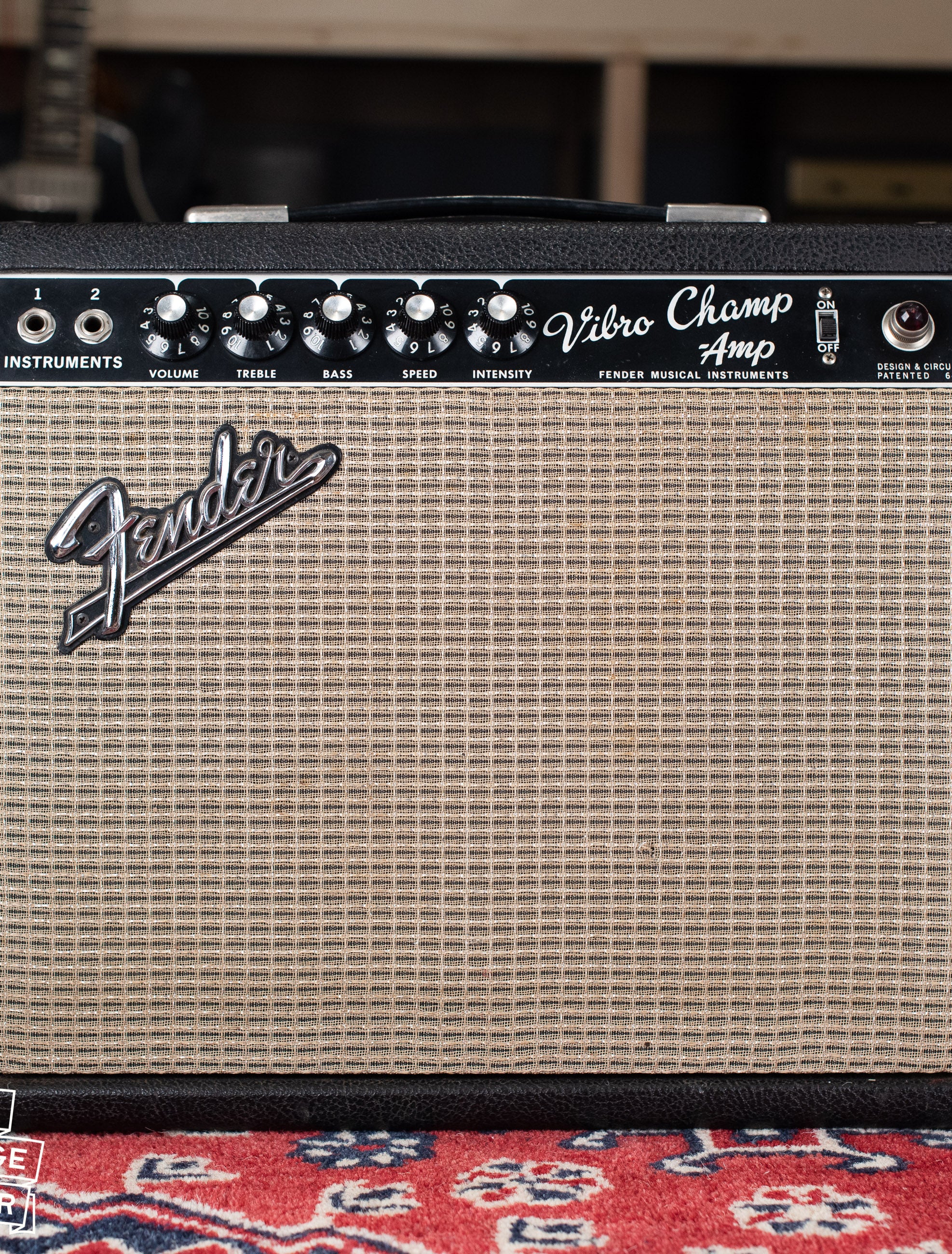 Vintage Fender guitar amplifier
