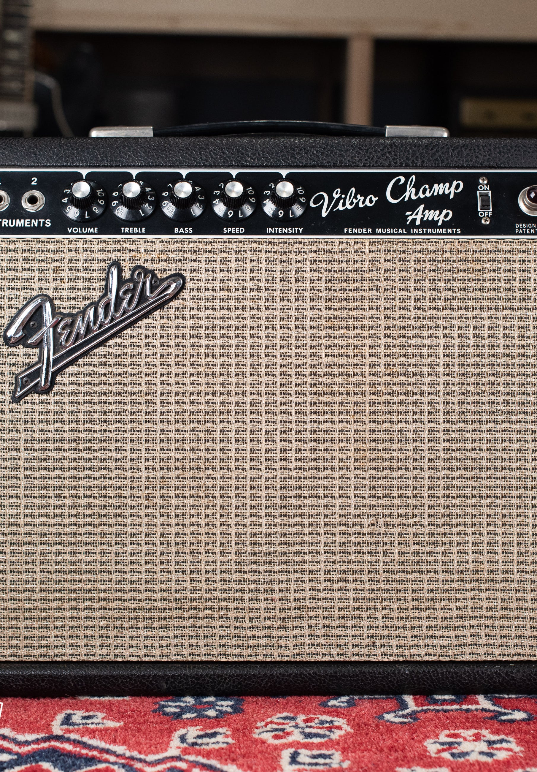 Vintage Fender guitar amplifier