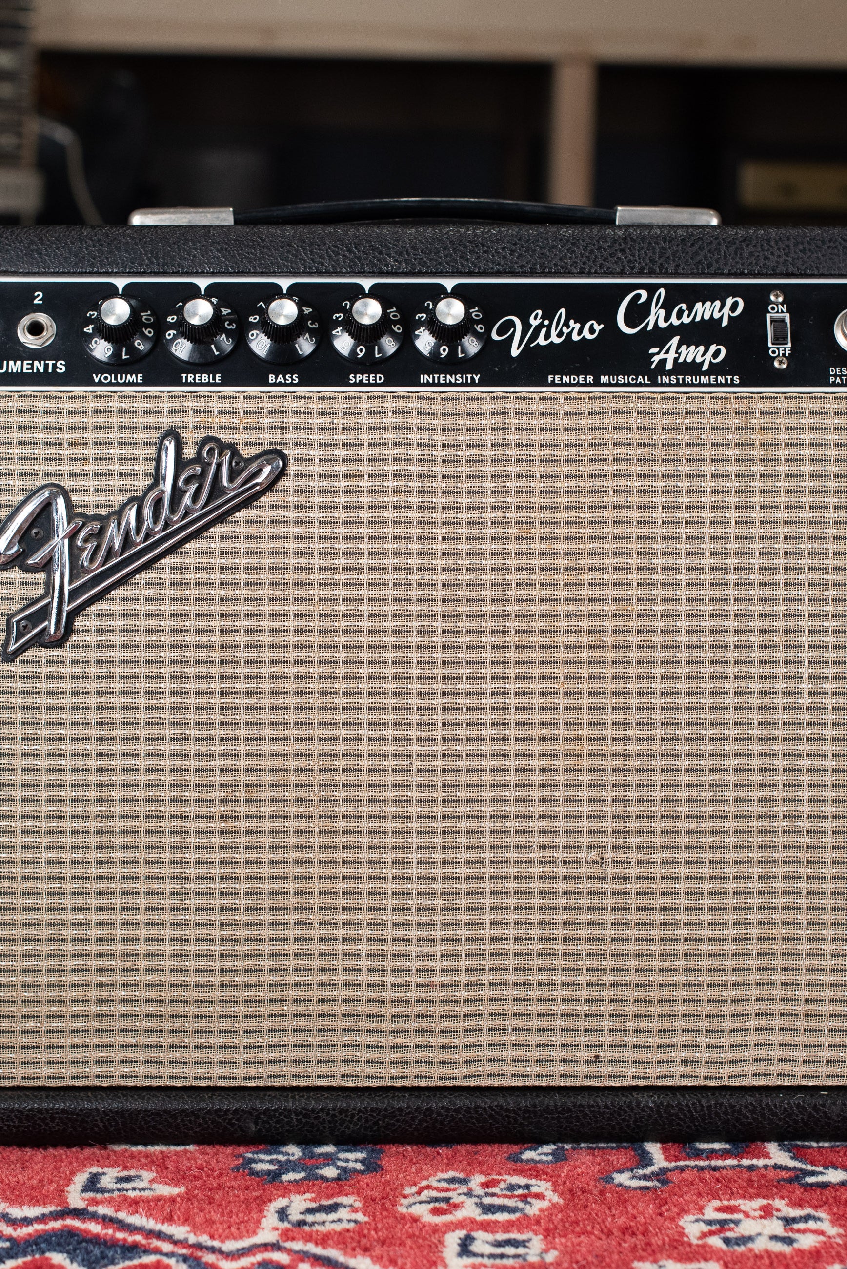 Vintage Fender guitar amplifier