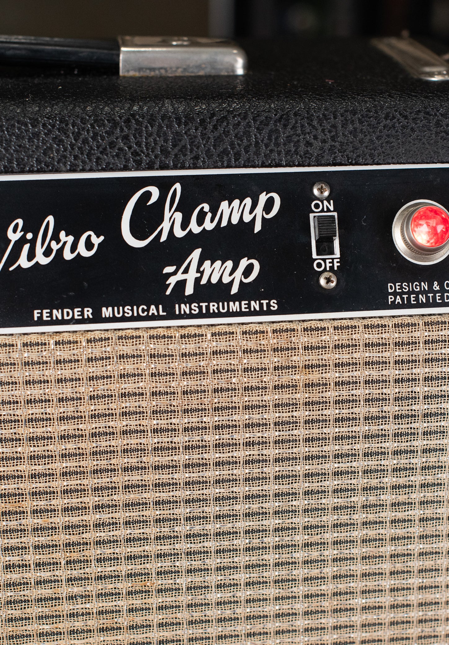 Vibro Champ black faceplate vintage 1967