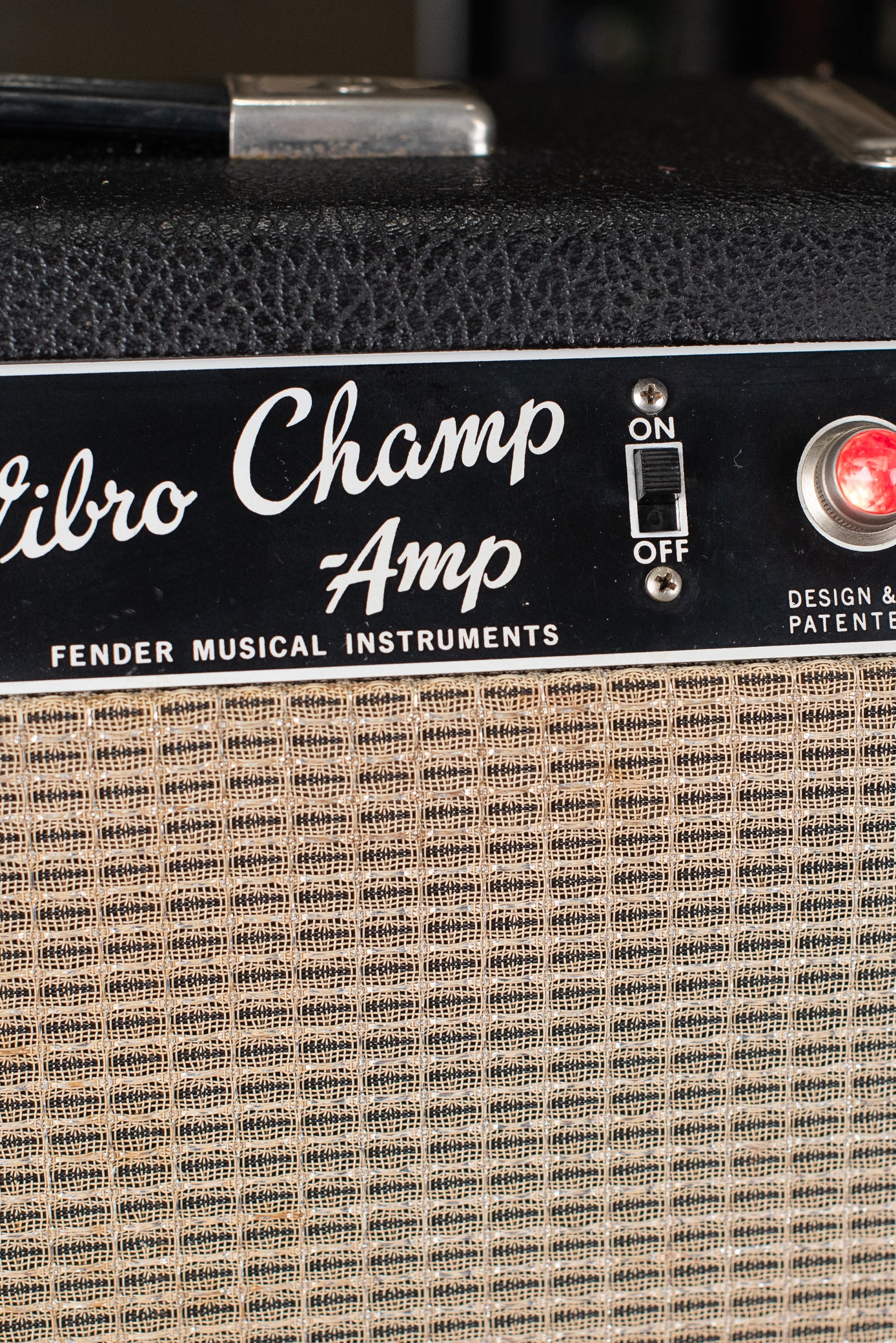 Vibro Champ black faceplate vintage 1967