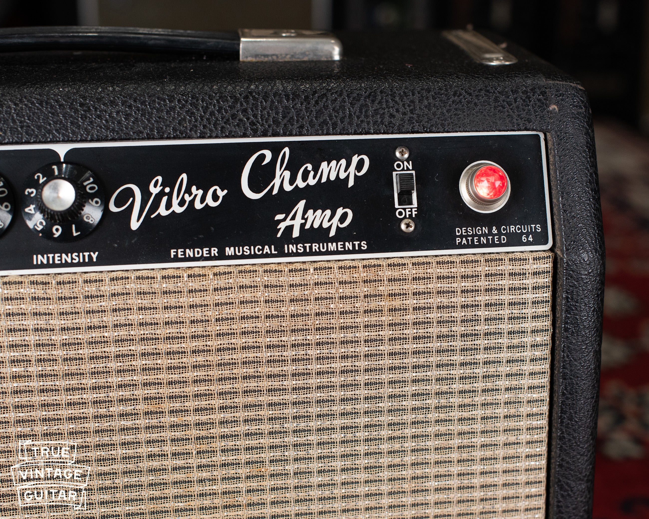 Vibro Champ black faceplate vintage 1967