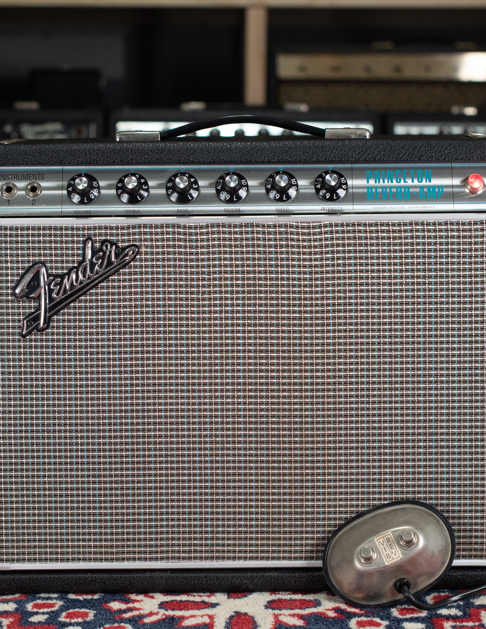 1968 Fender Princeton Reverb Amp drip edge