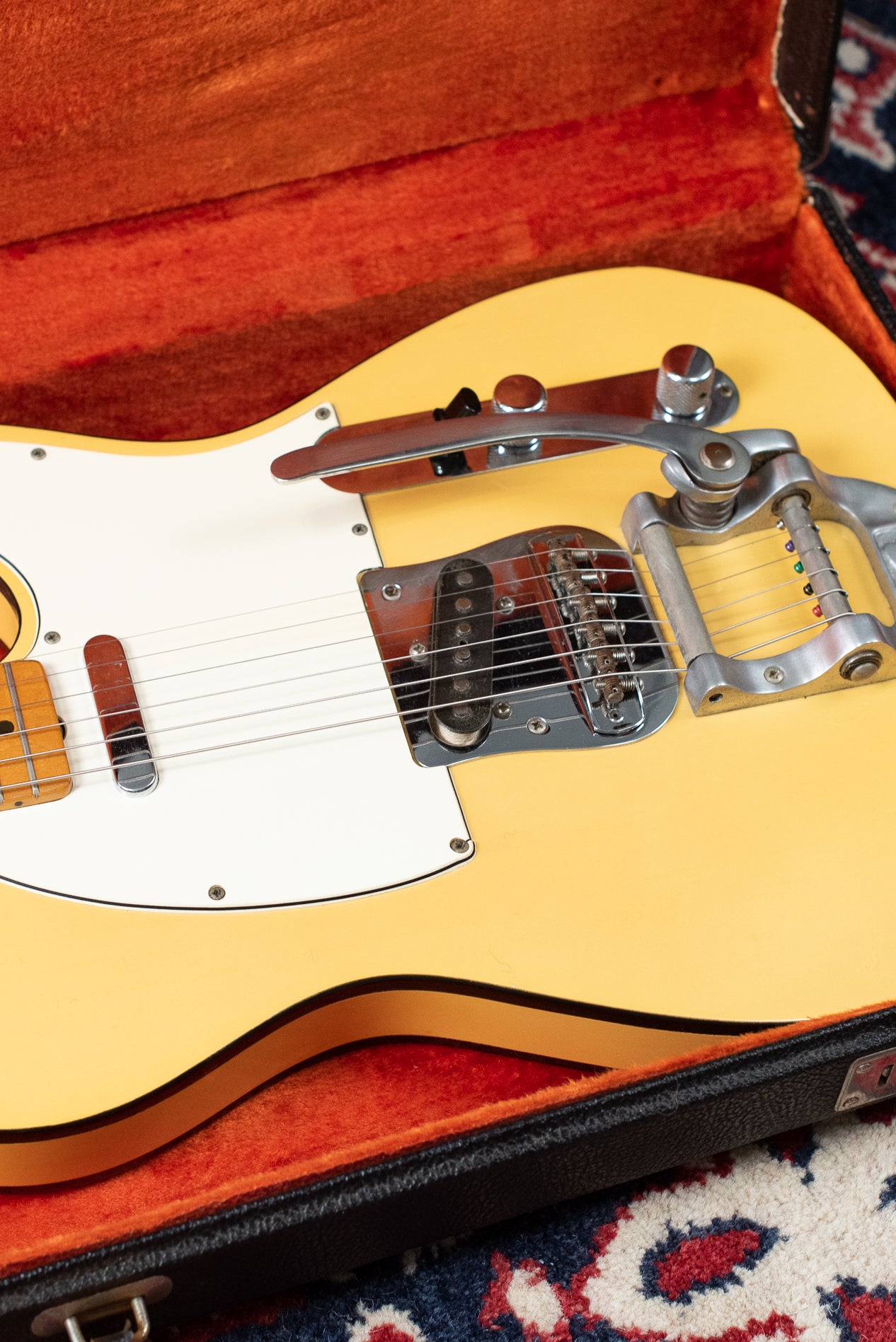 1968 Fender Telecaster Custom Bigsby Black Binding