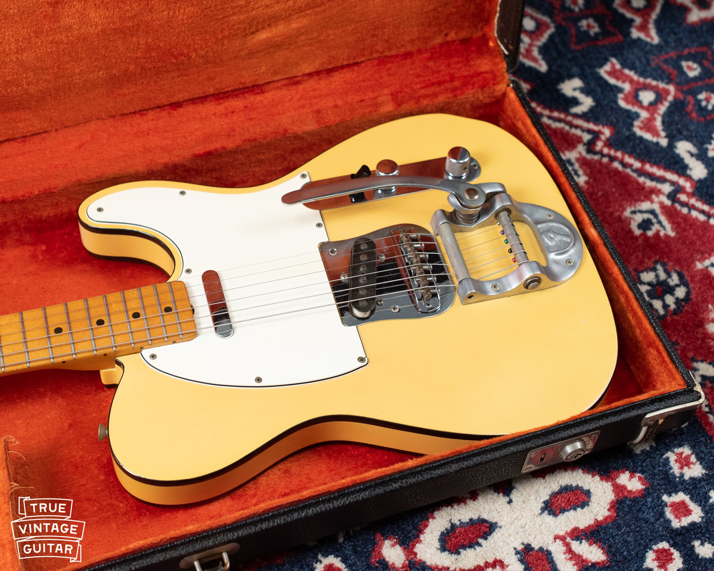 1968 Fender Telecaster Custom Bigsby Black Binding