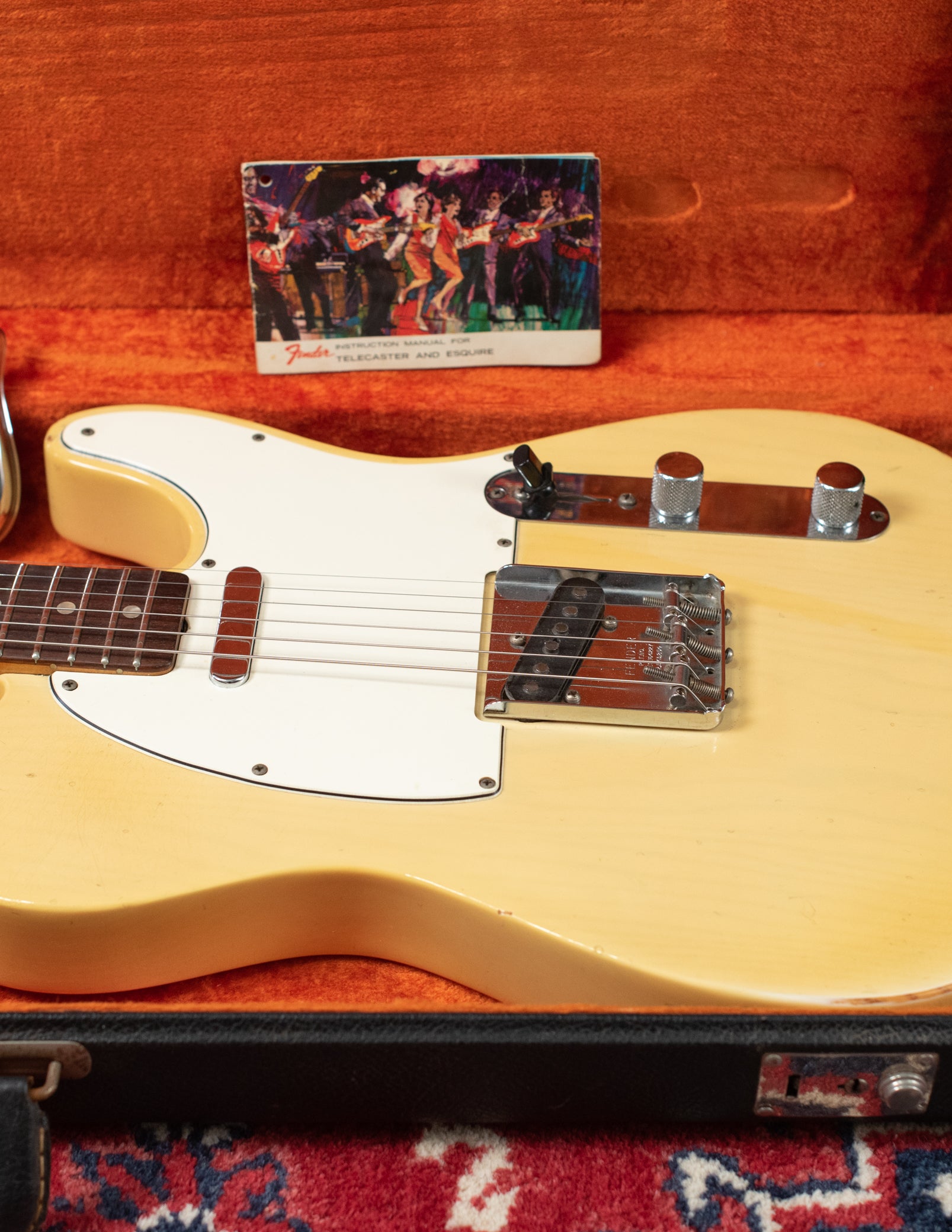 vintage Fender Telecaster with hang tag original case