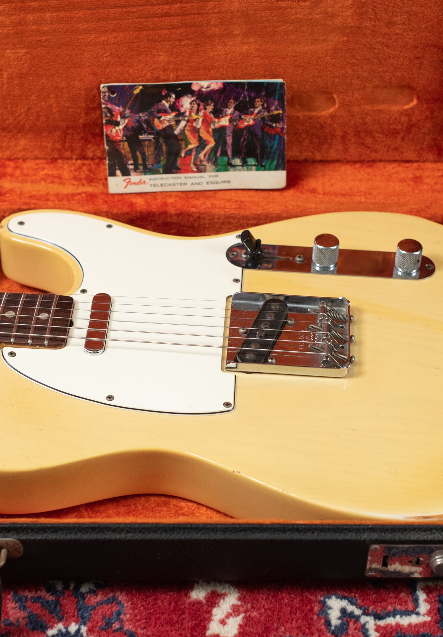 vintage Fender Telecaster with hang tag original case