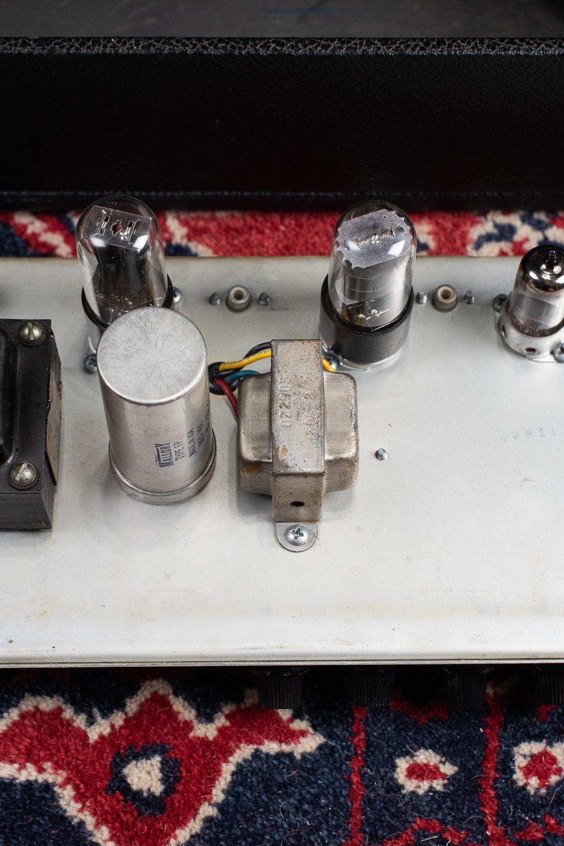 Original transformers, 1969 Fender Vibro Champ Amp guitar amplifier