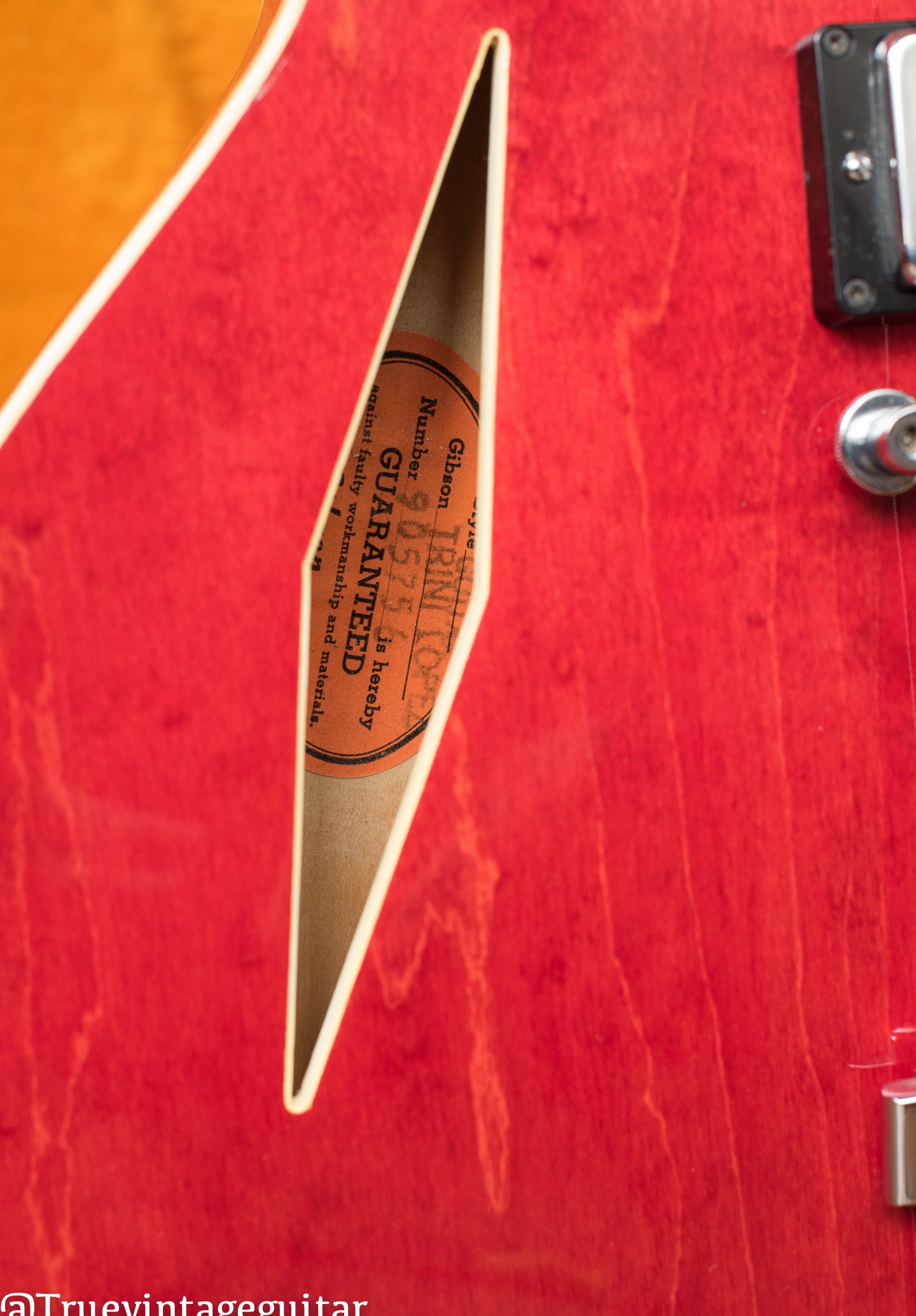 Orange label, 1968 Gibson Trini Lopez Standard