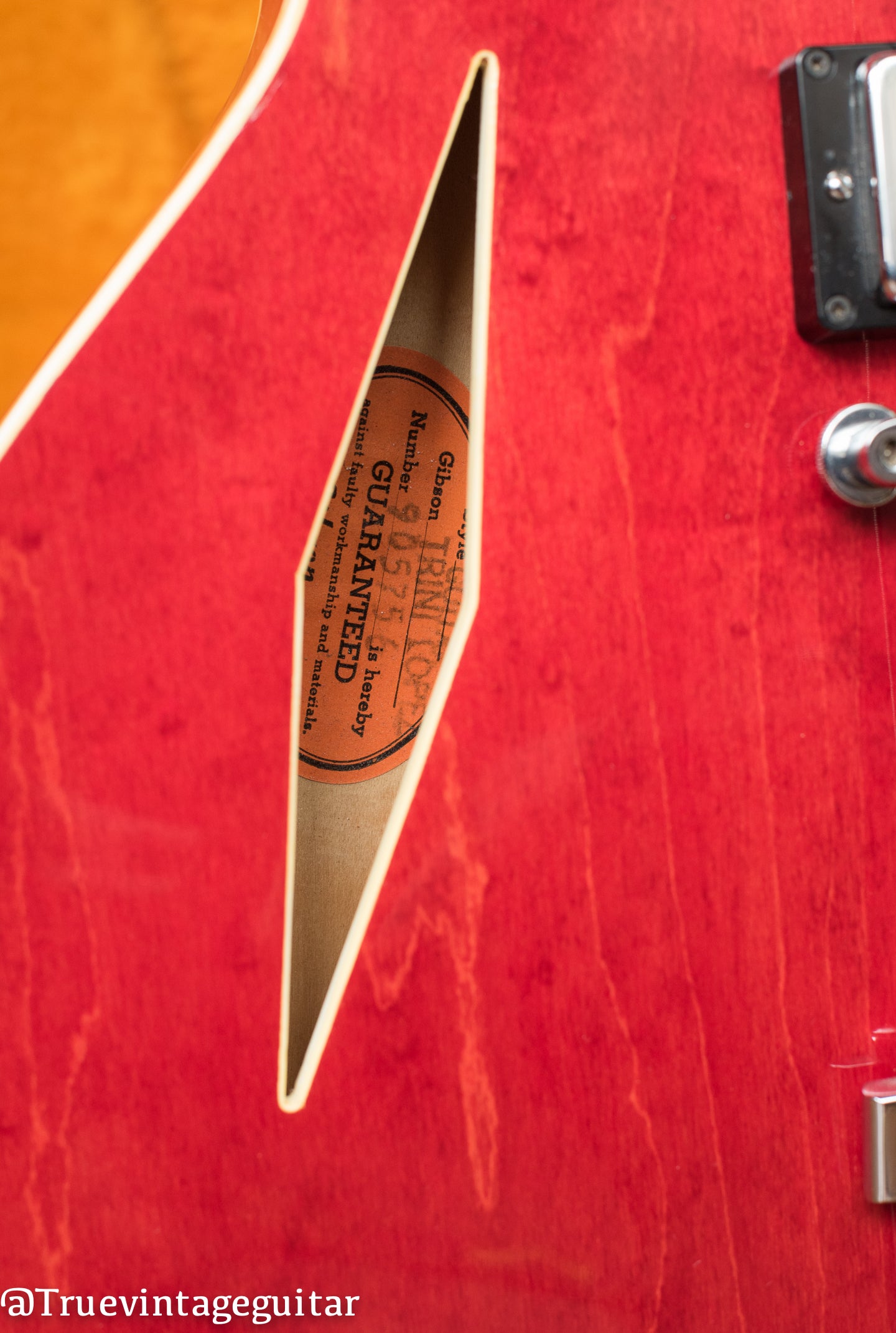 Orange label, 1968 Gibson Trini Lopez Standard