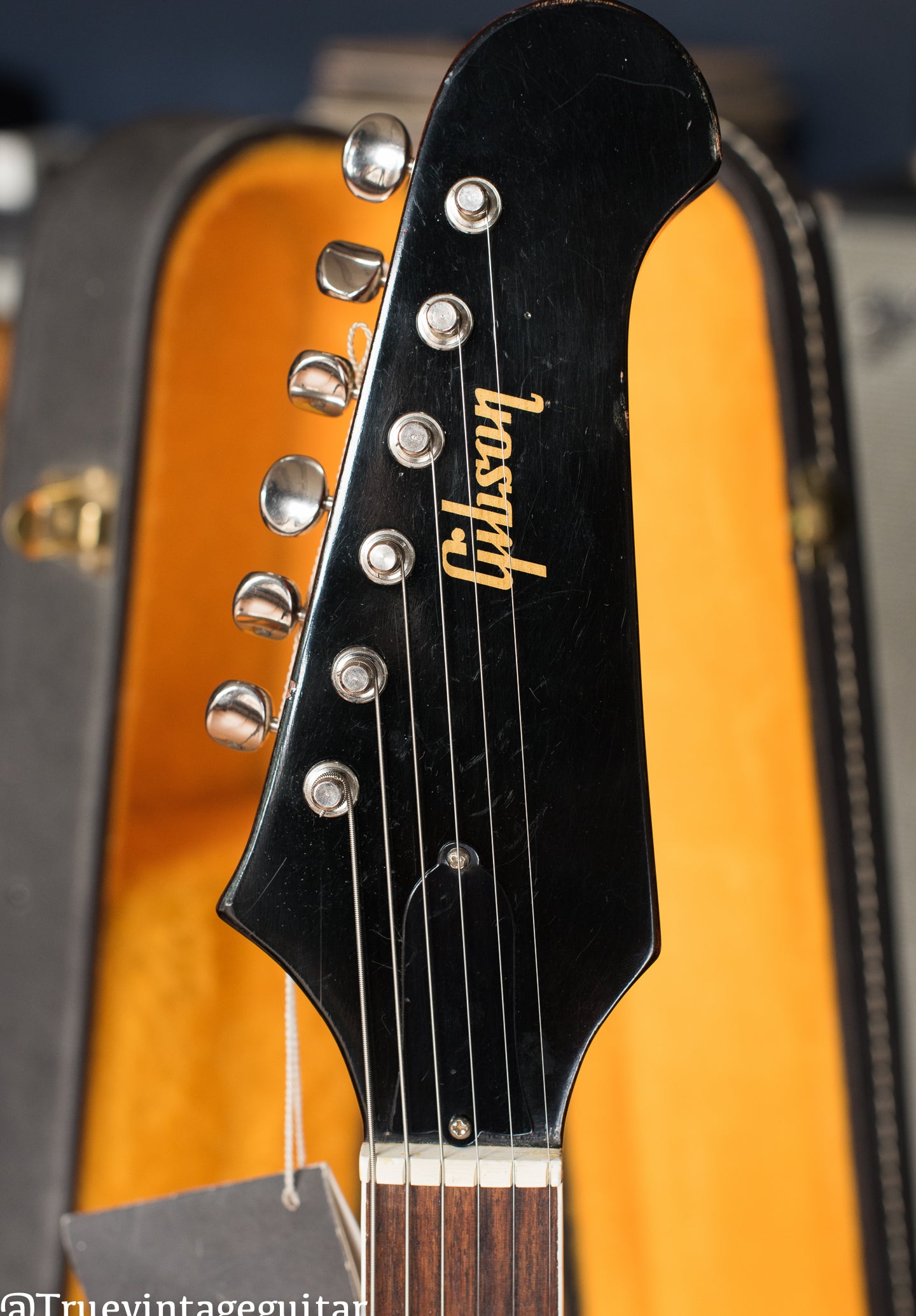 Firebird style headstock, 1968 Gibson Trini Lopez Standard