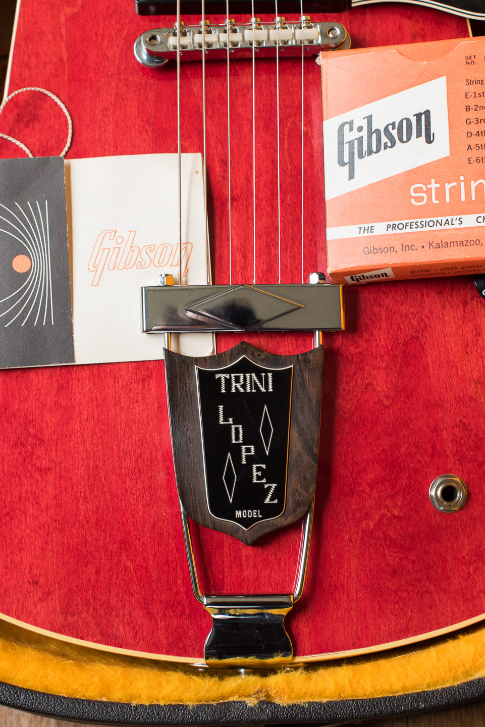Original hang tag, 1968 Gibson Trini Lopez Standard