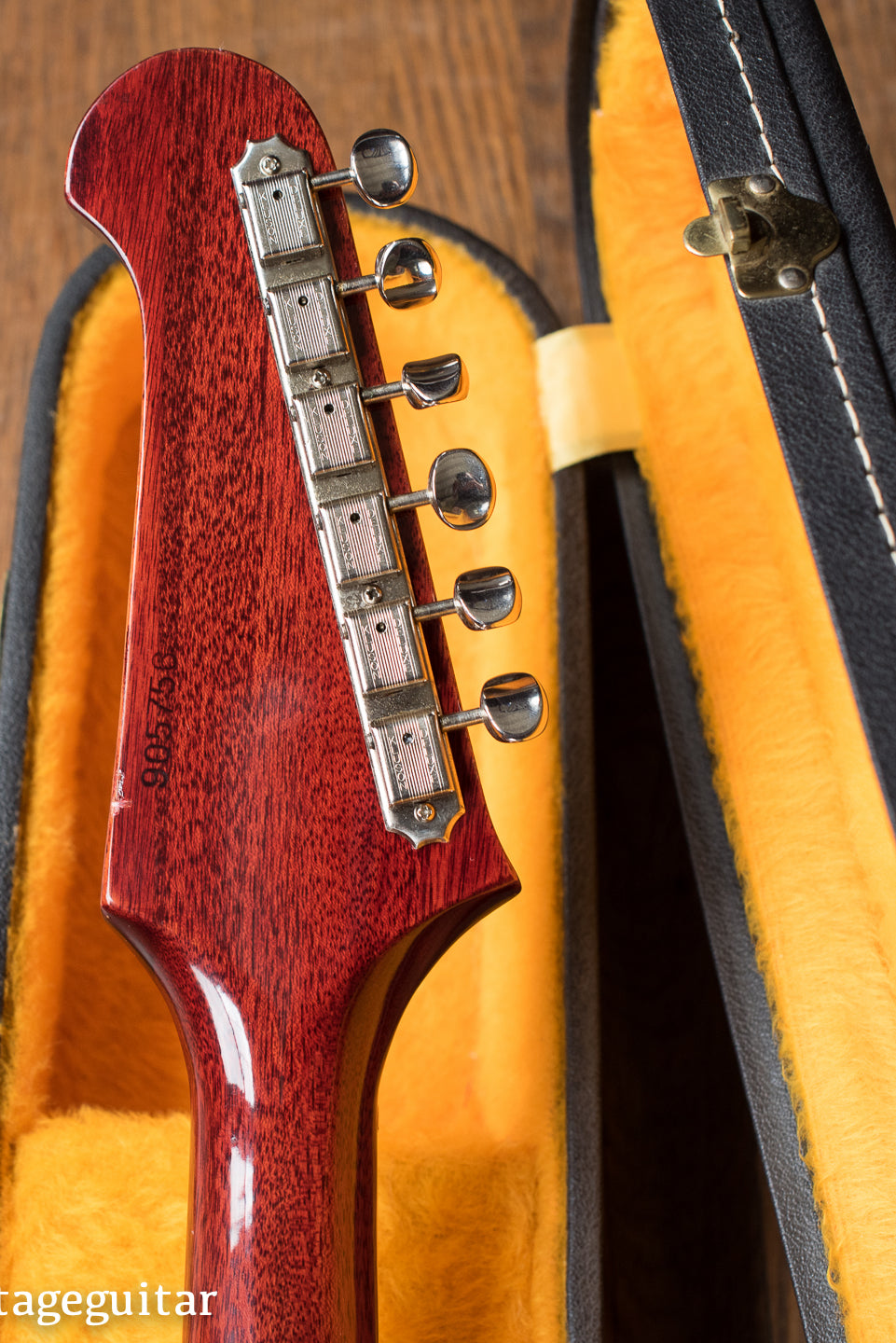Tuners, back of headstock, 1968 Gibson Trini Lopez Standard