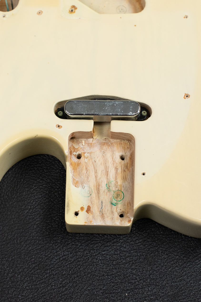 Fender Telecaster neck pocket original finish