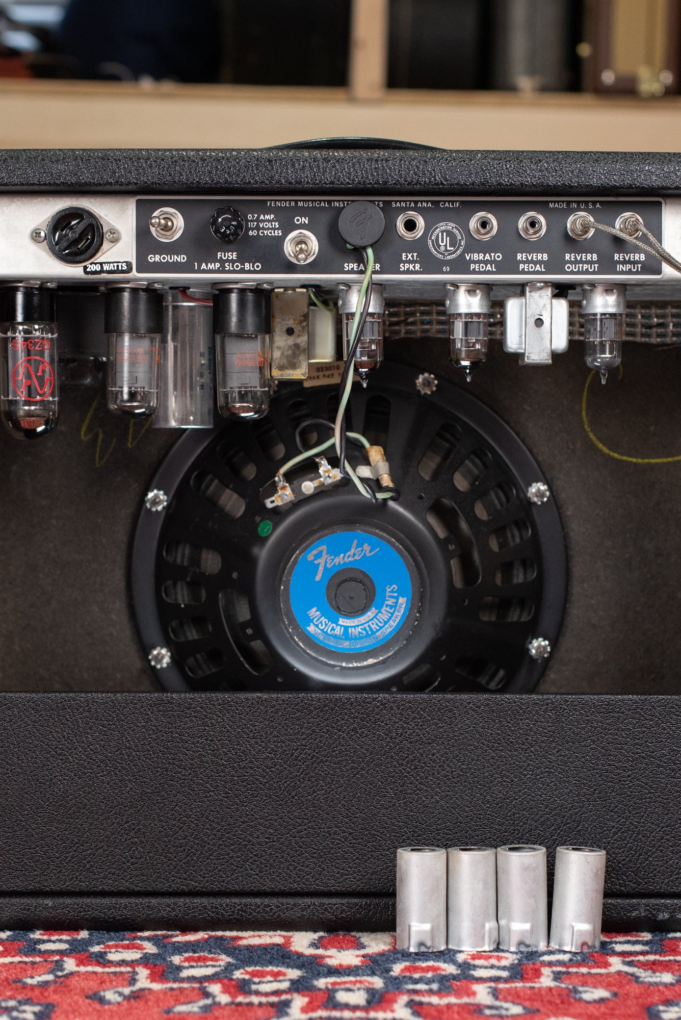 vintage Fender guitar amp