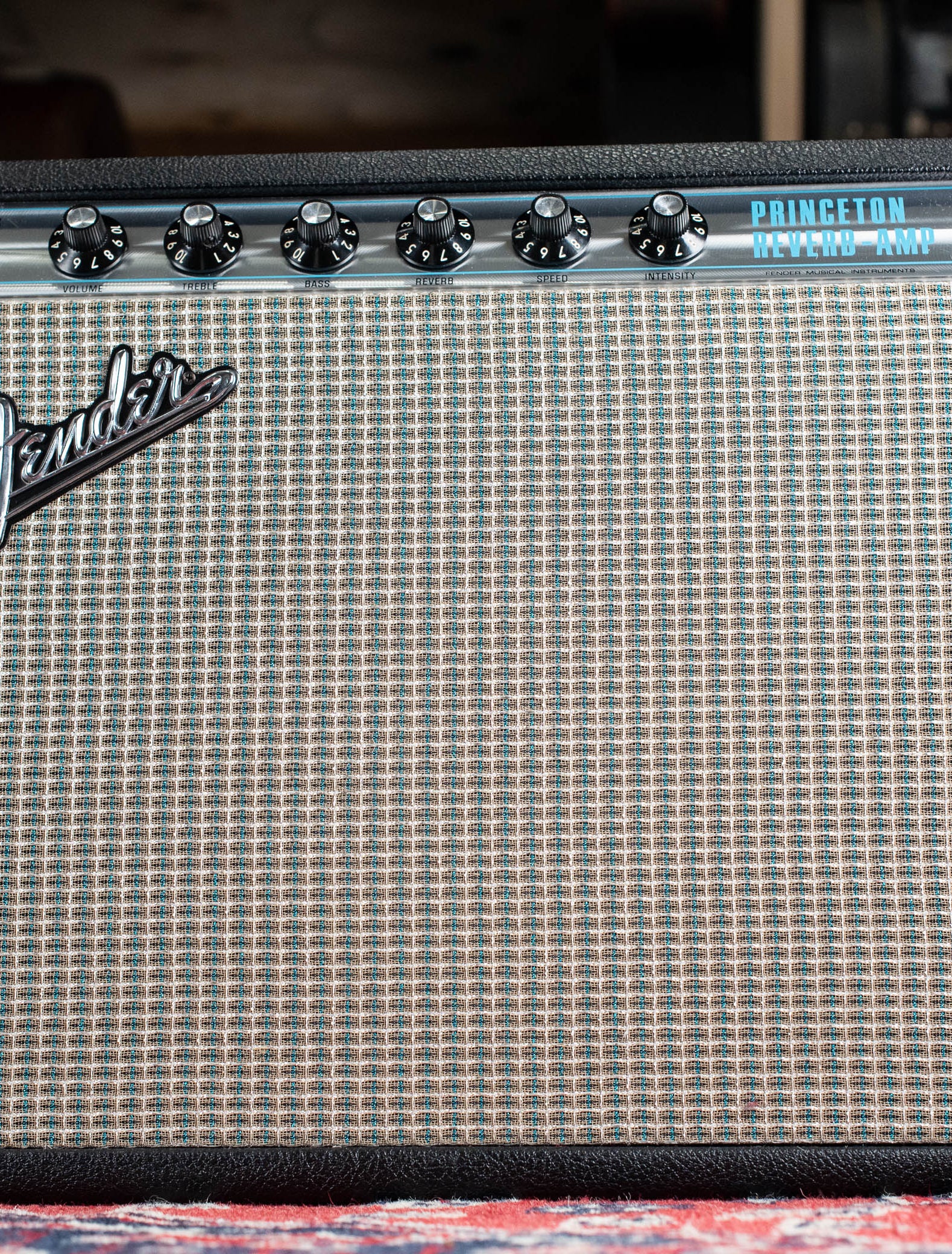 Vintage 1970 Fender Princeton Reverb guitar amp