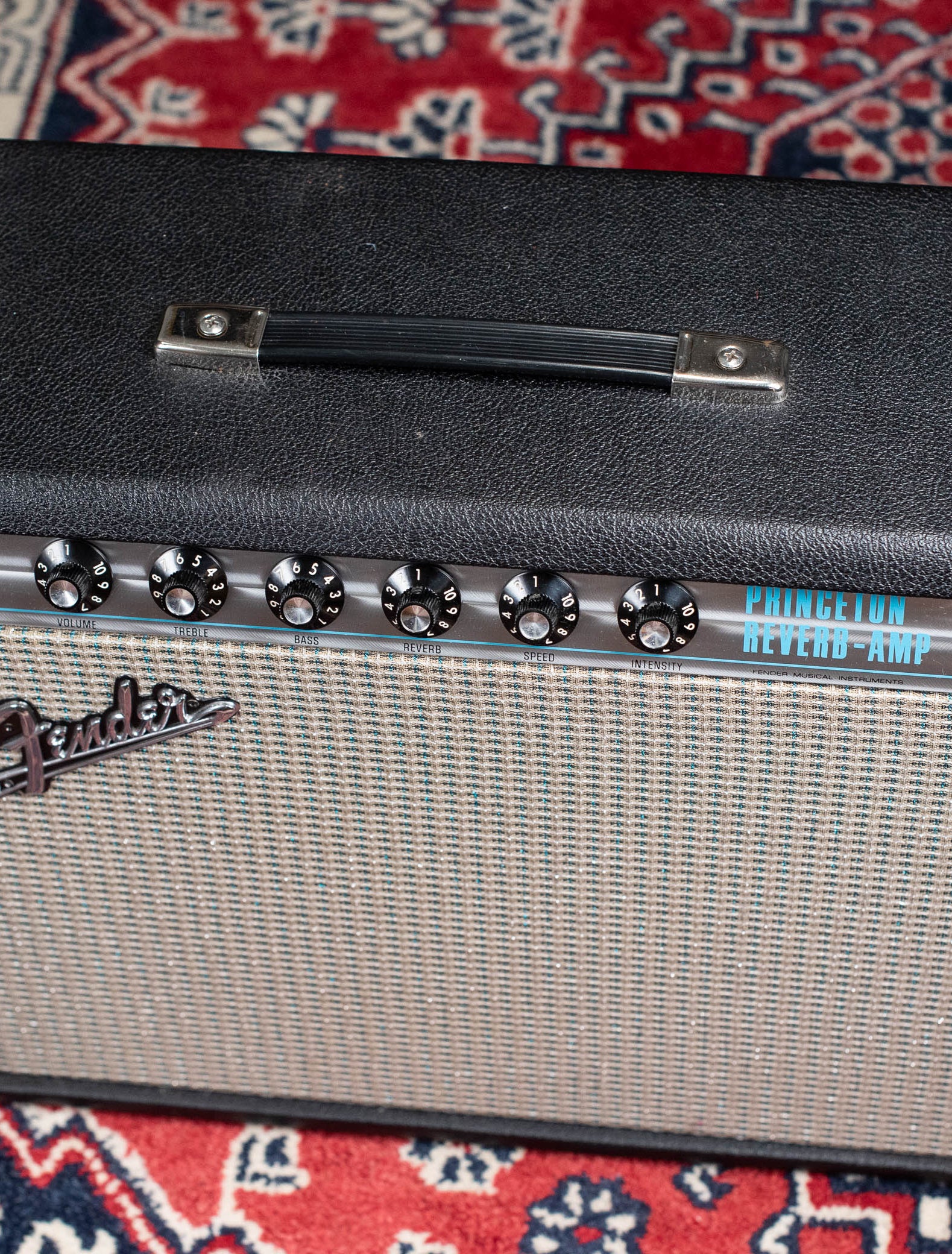 Vintage 1970 Fender Princeton Reverb guitar amp